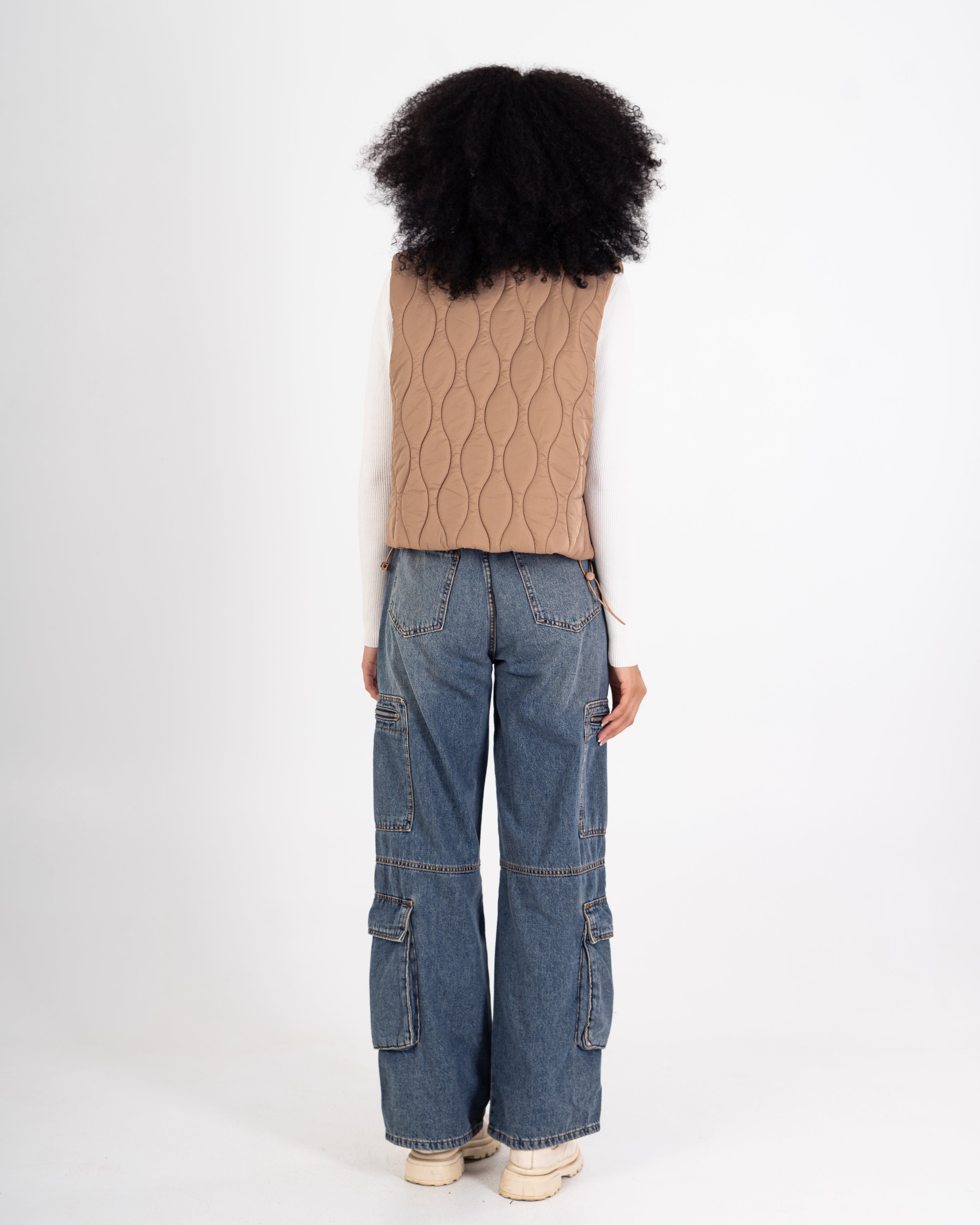 Sleeveless Vest – Plain (With Zipper)