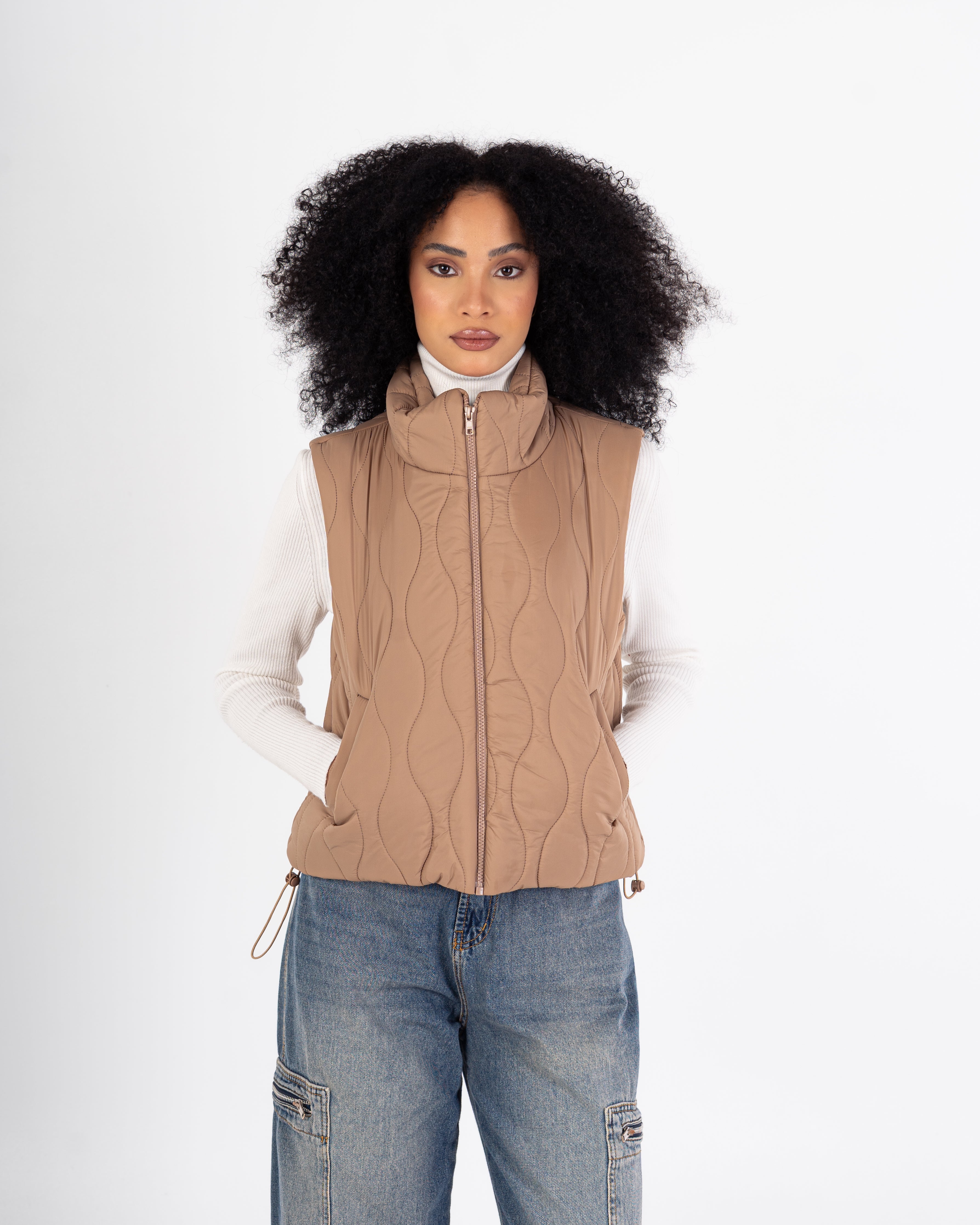 Sleeveless Vest – Plain (With Zipper)