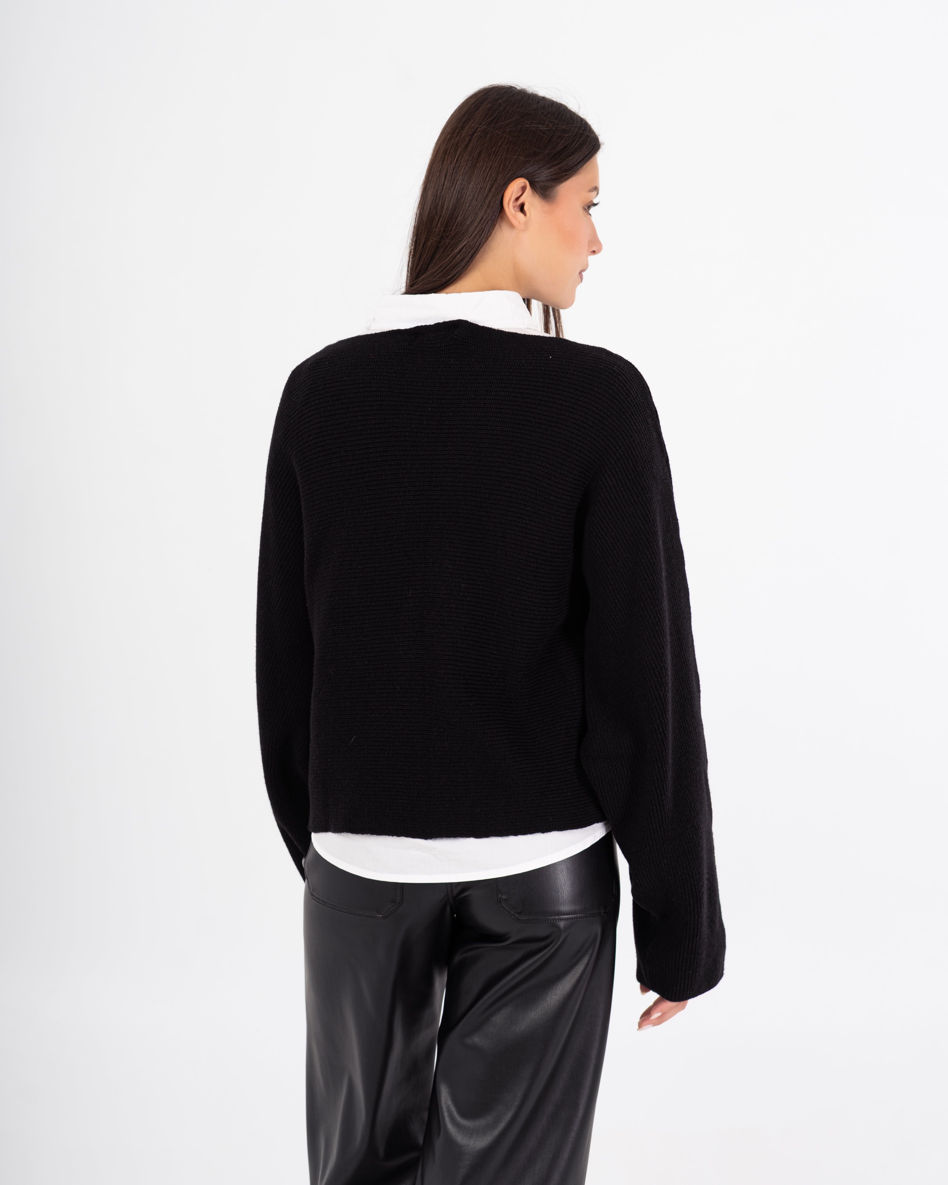 Knitwear Pullover – X-Pattern (Plain)