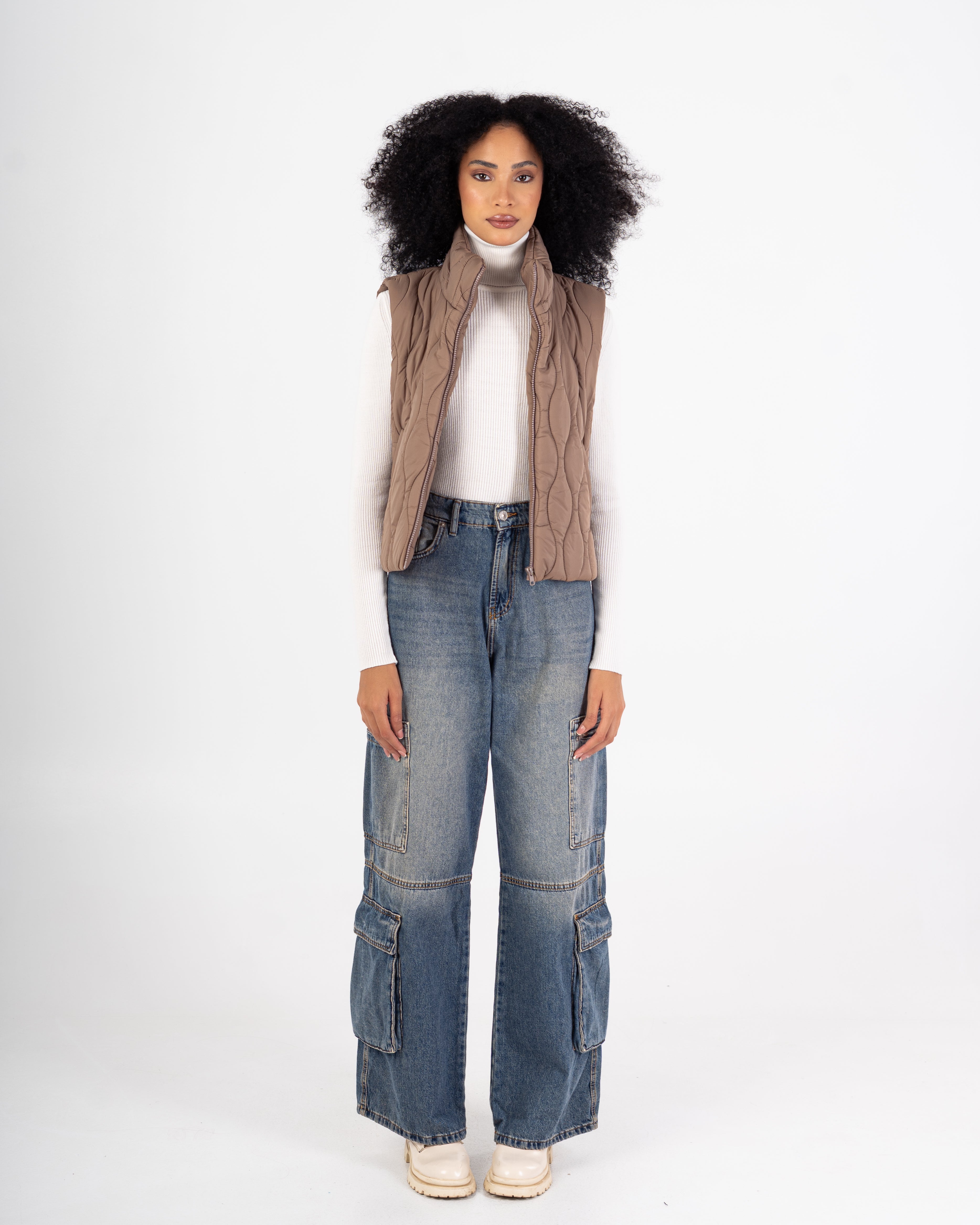 Sleeveless Vest – Plain (With Zipper)