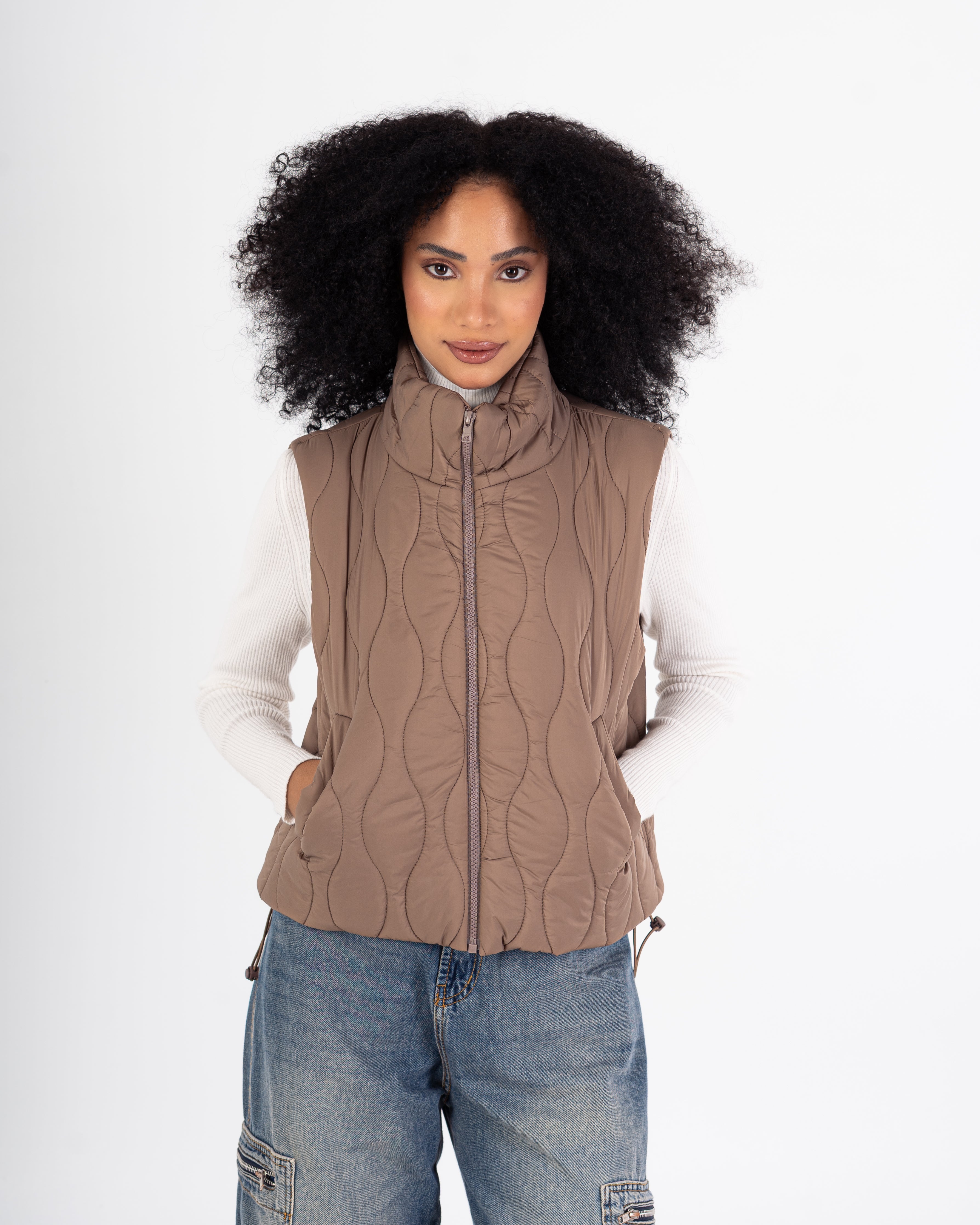 Sleeveless Vest – Plain (With Zipper)