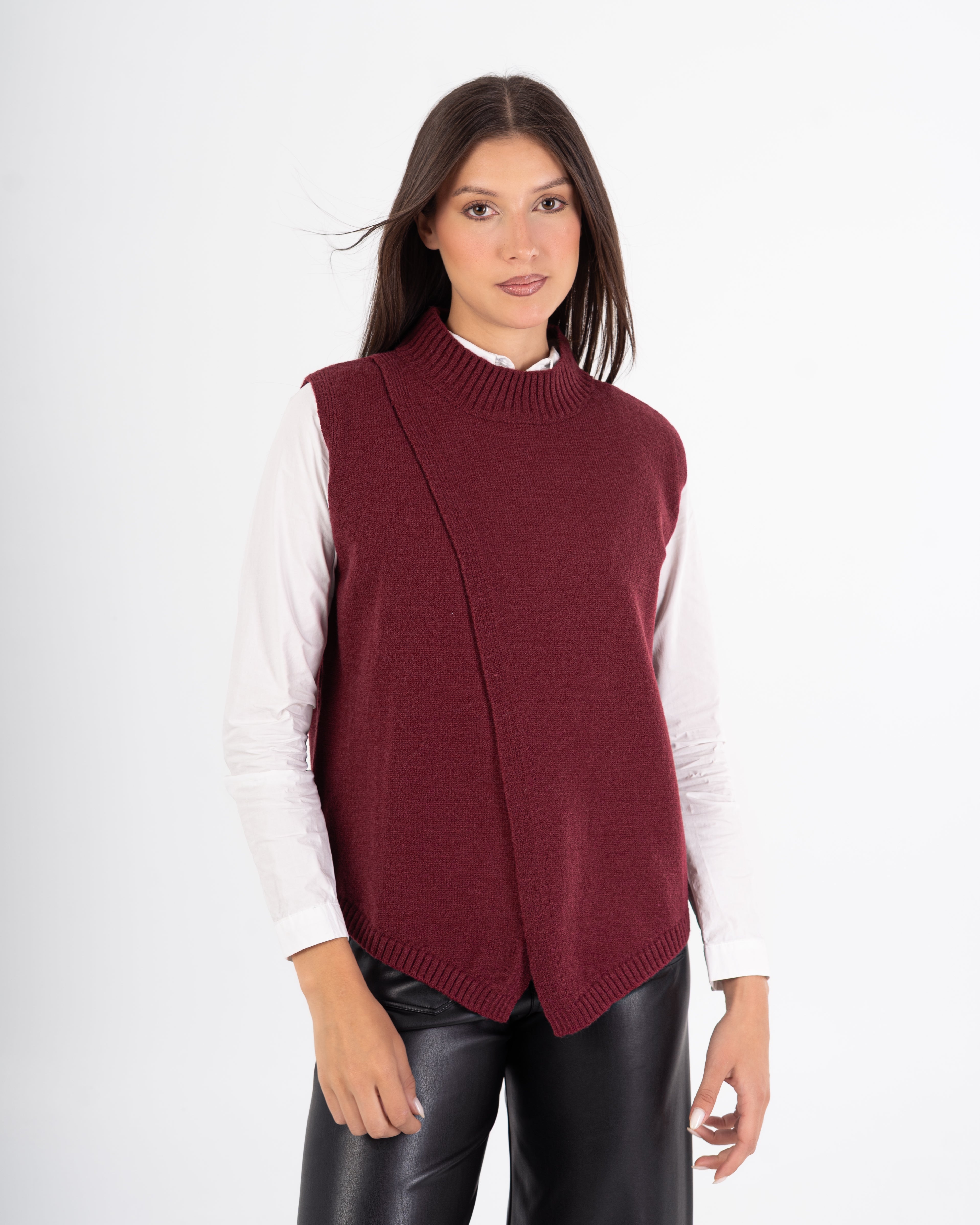 Knitwear Vest – Plain Wide Neck (Multi Colors)