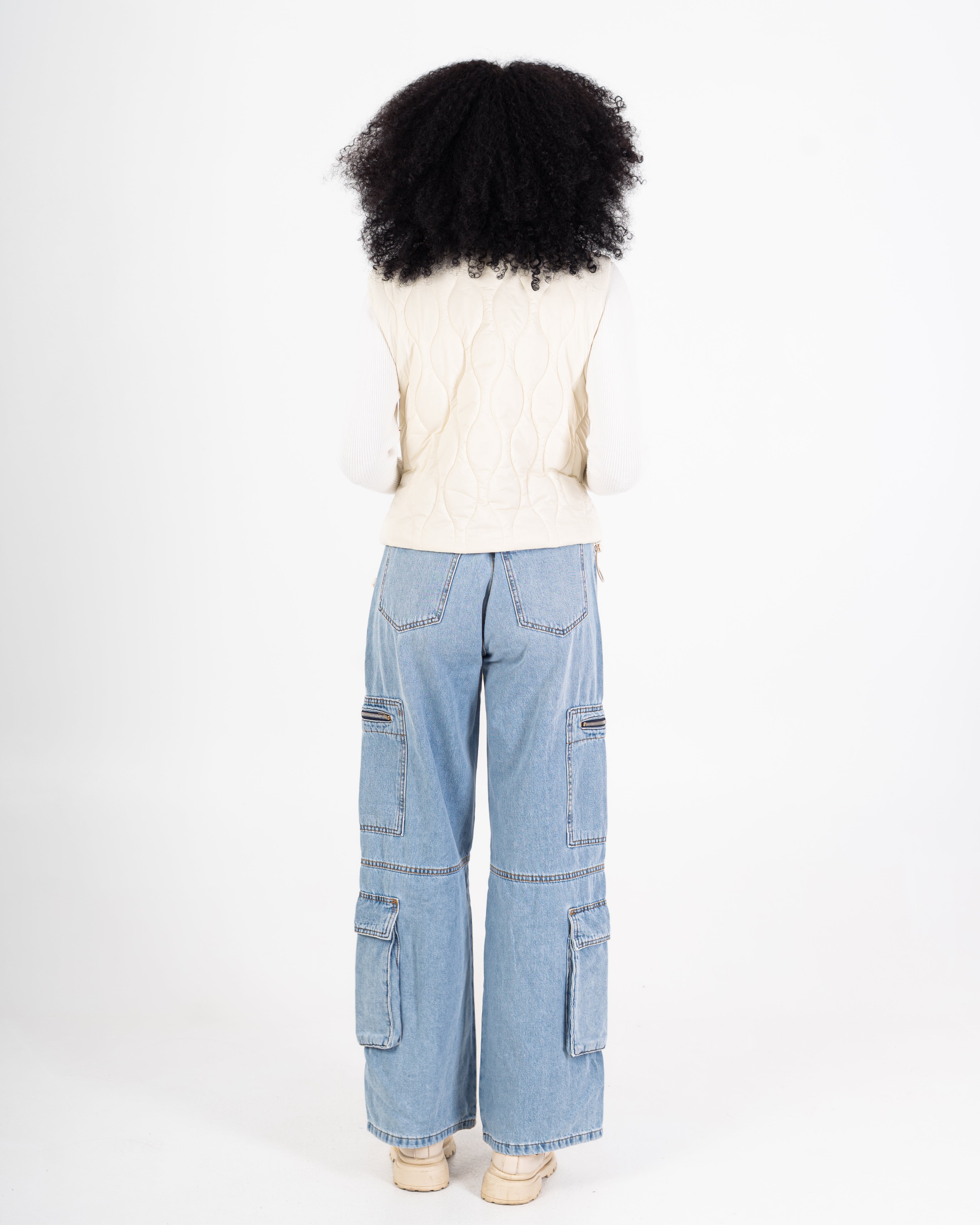 Sleeveless Vest – Plain (With Zipper)