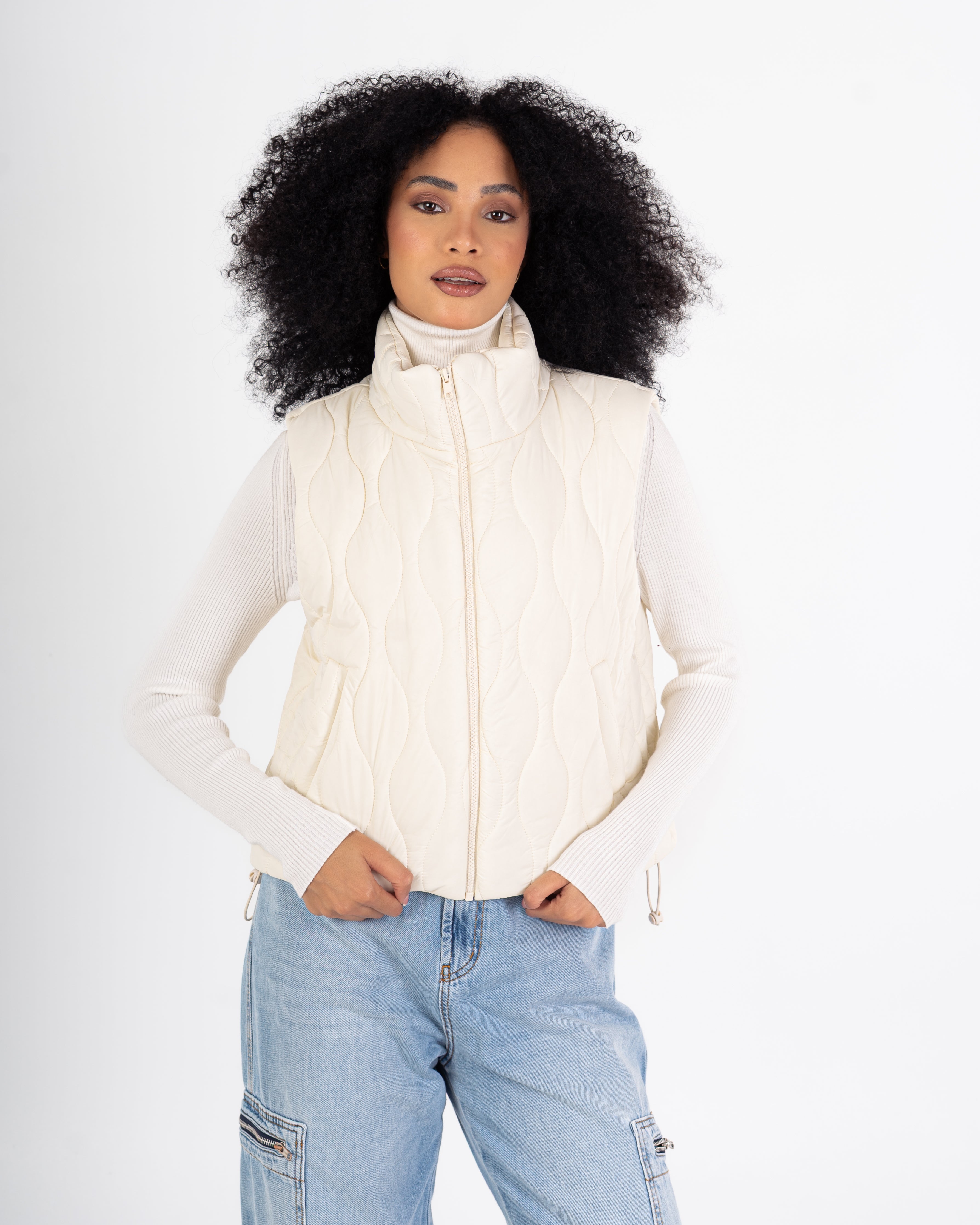 Sleeveless Vest – Plain (With Zipper)