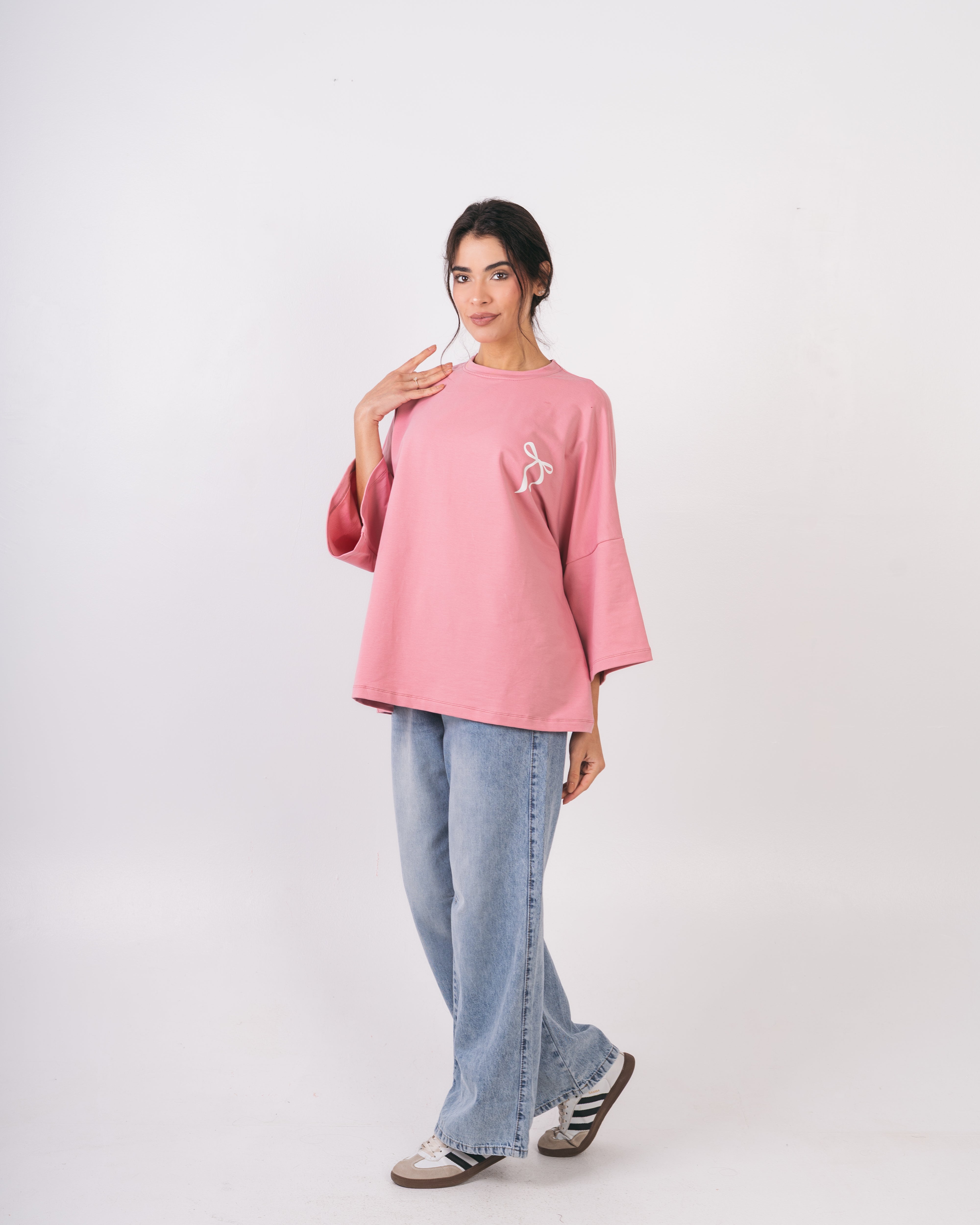 Bow Back Print T-Shirt