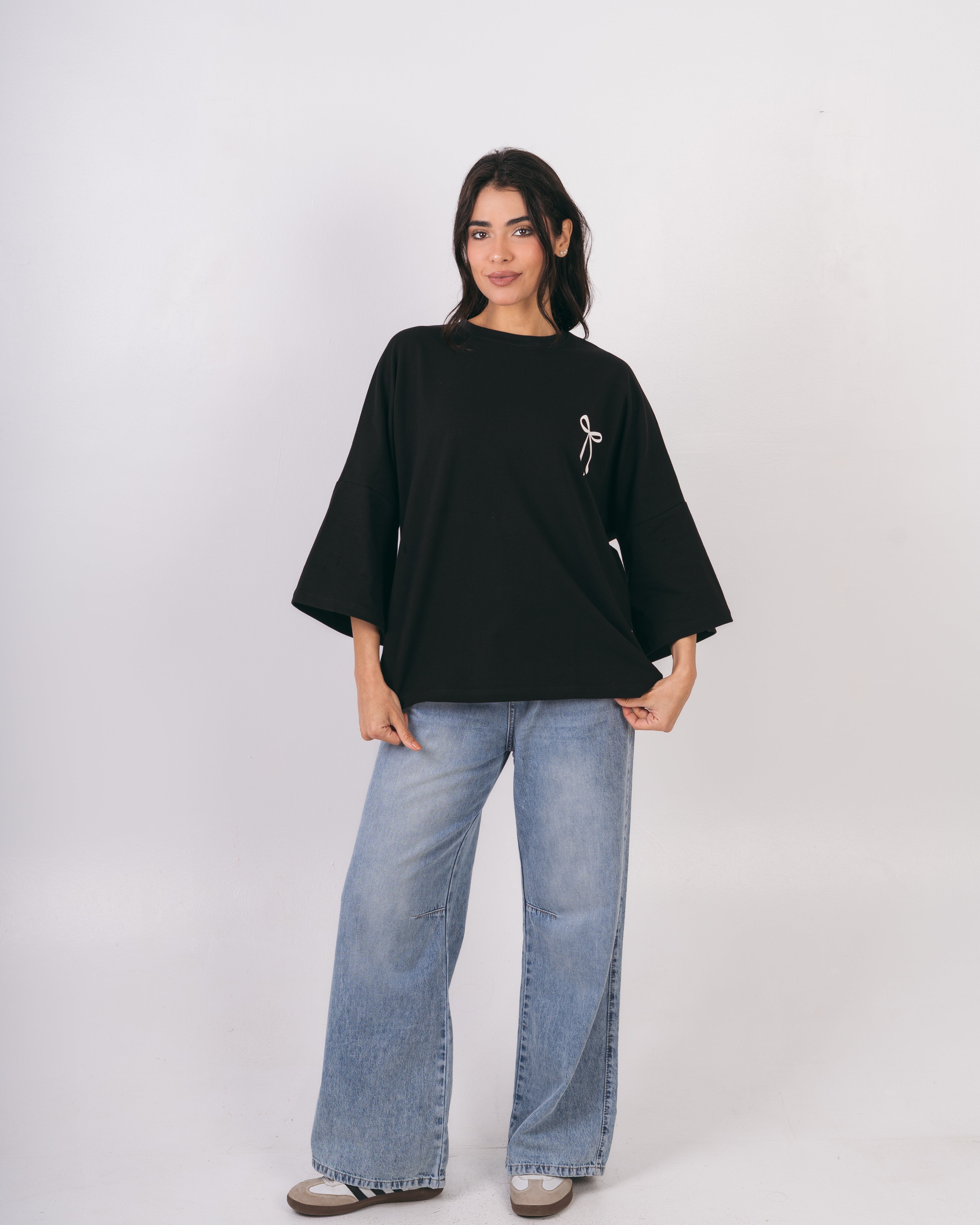 Bow Back Print T-Shirt