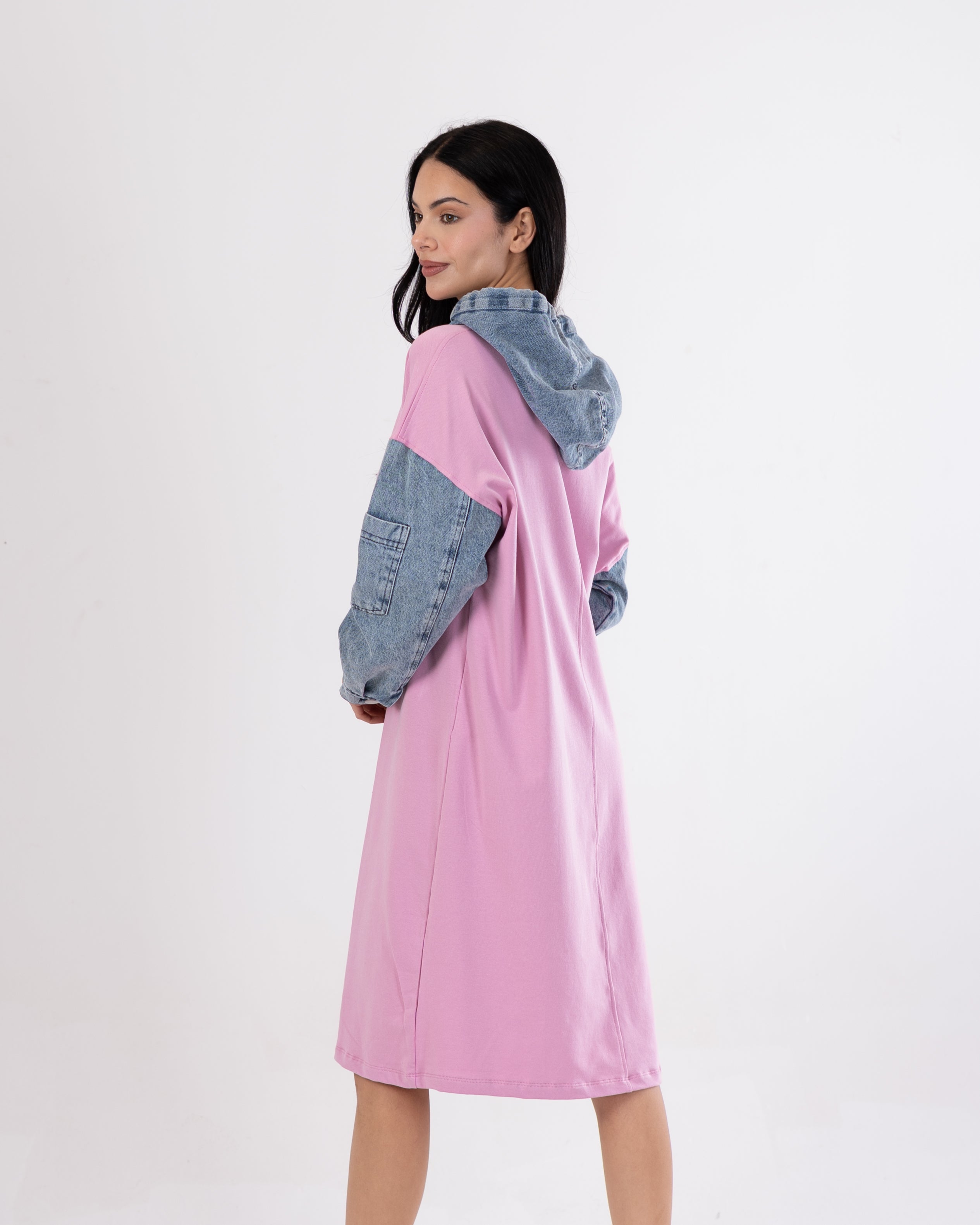 Milton Sweatshirt – Denim Sleeves