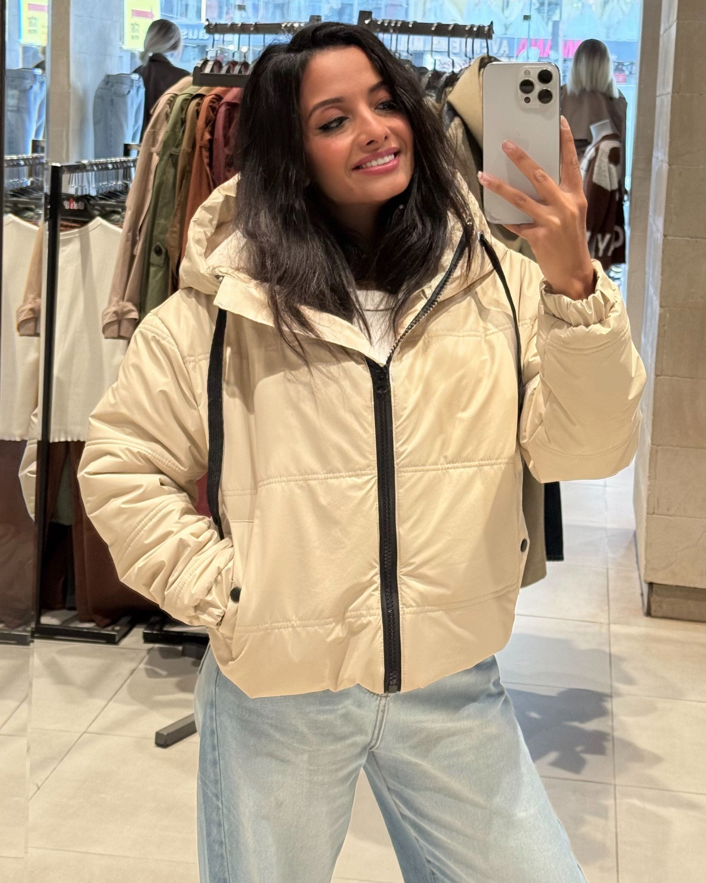 jacket - quilted leather