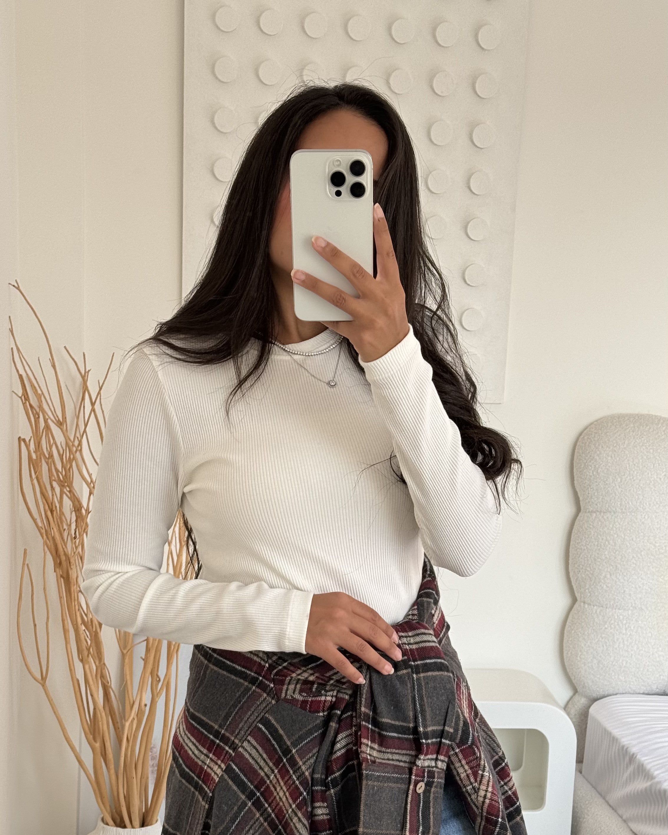 Basic Top – Plain (Light Ribbed Sleeves)