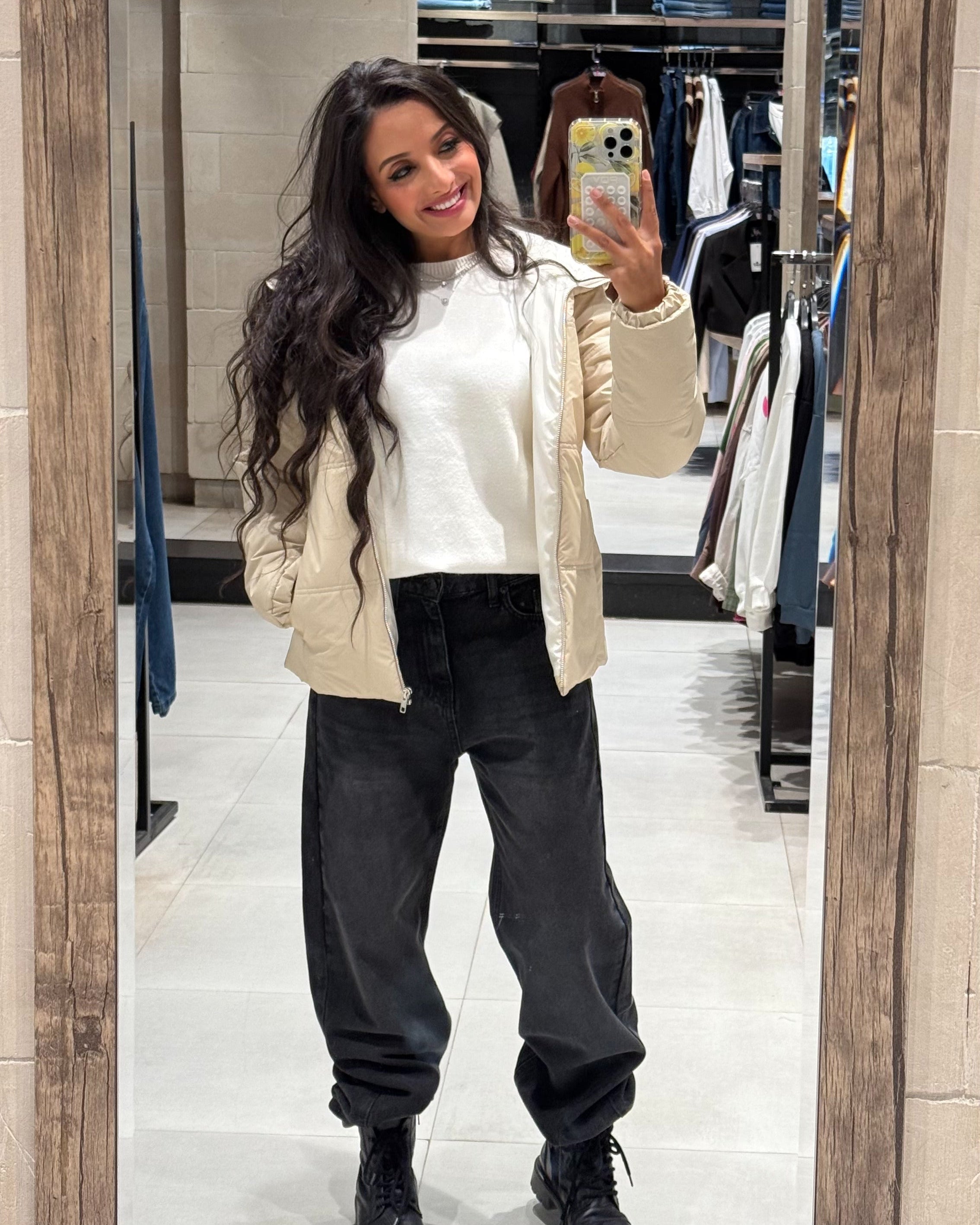 Leather Jacket – Quilted (Hooded)