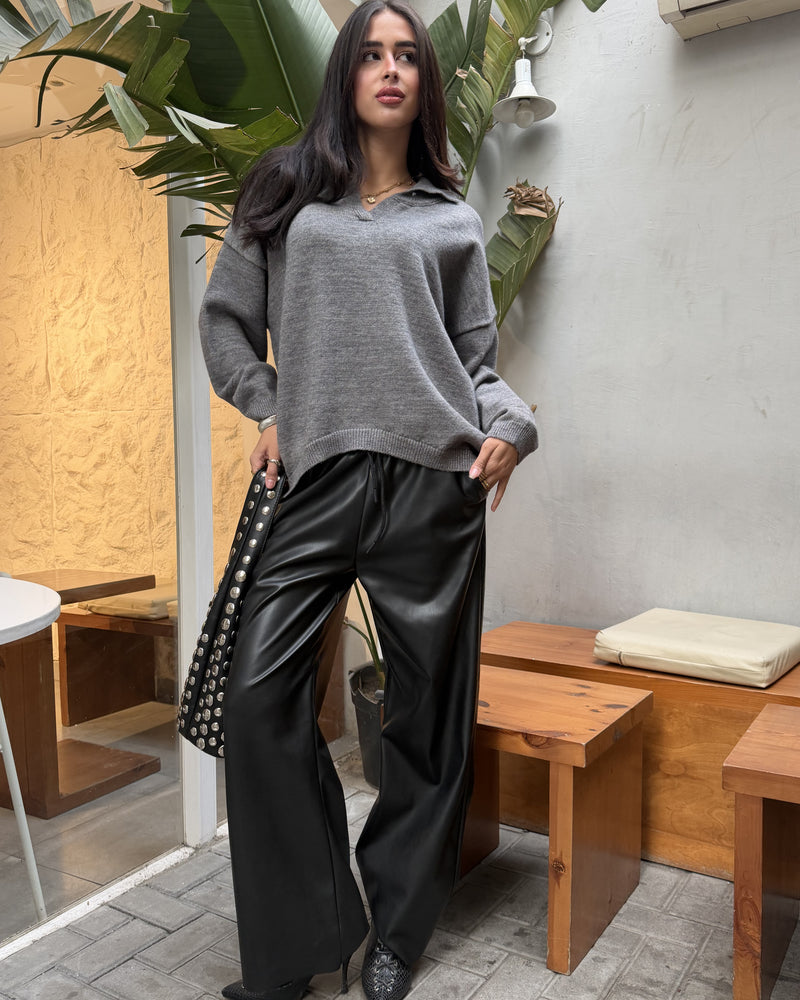 Oversized Pullover – V-Neck (Colors)