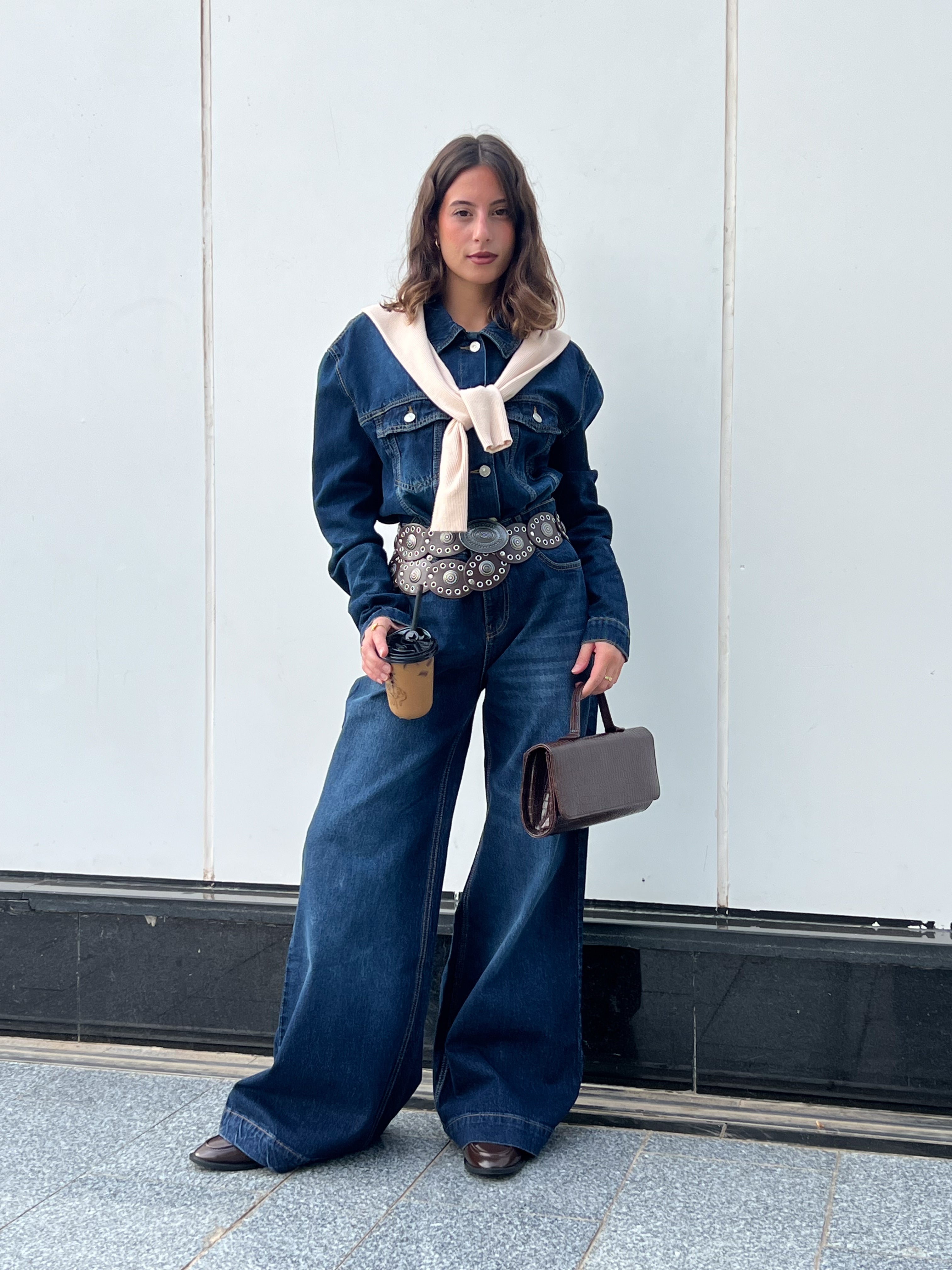 Jeans Trouser – Wide-Leg (Cuffed Hem)