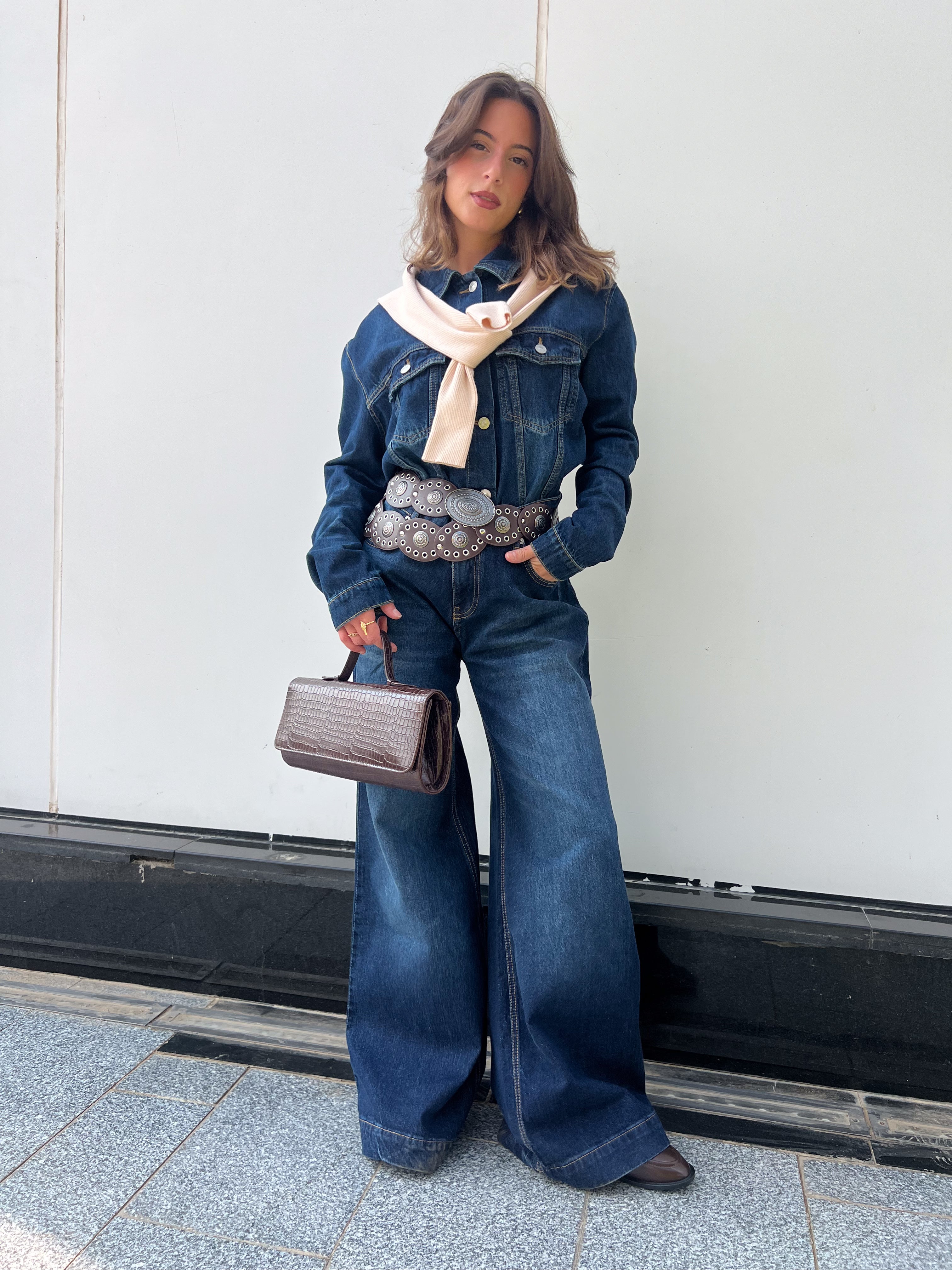 Jeans Trouser – Wide-Leg (Cuffed Hem)