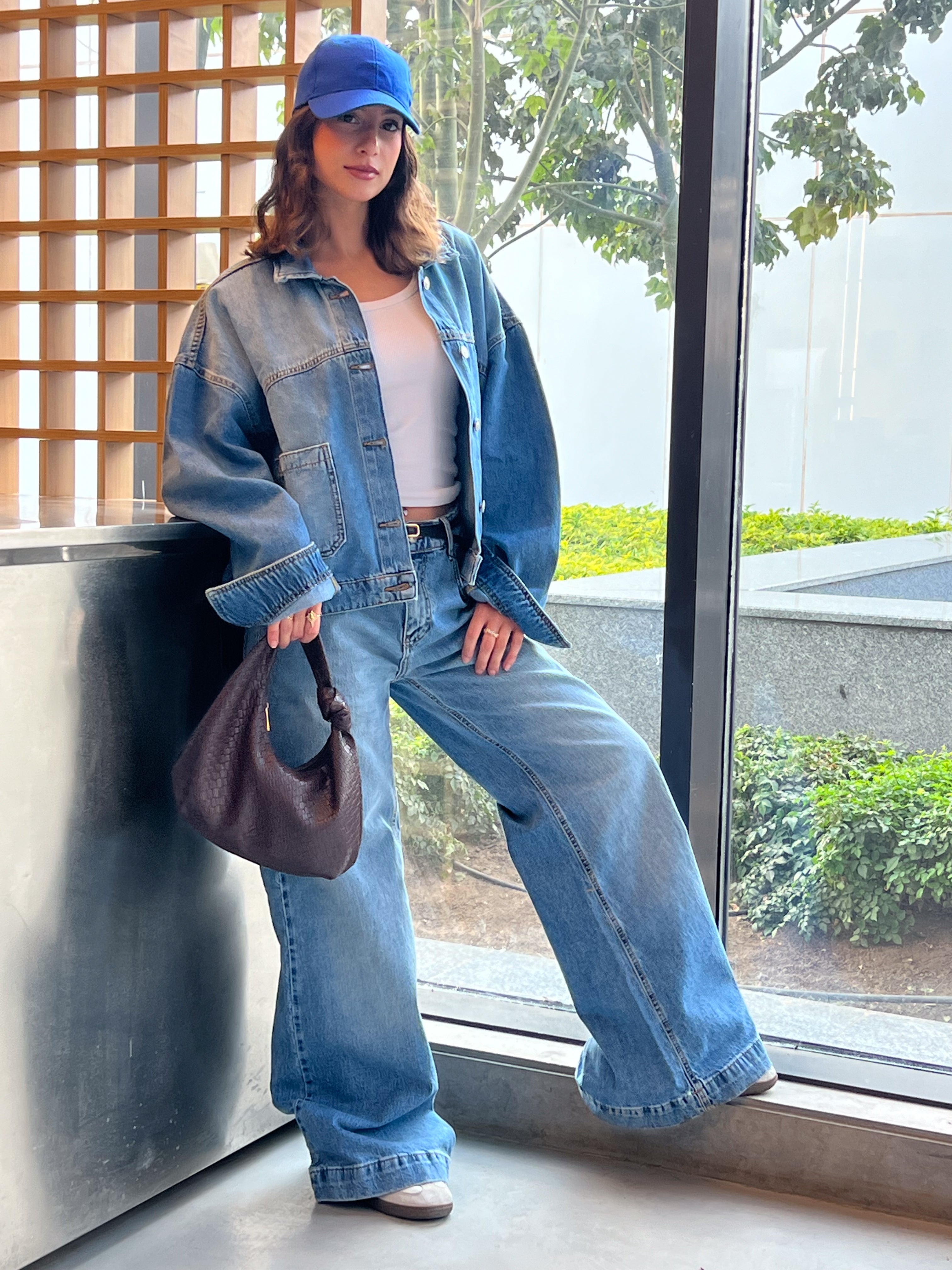 Jeans Trouser – Wide-Leg (Cuffed Hem)