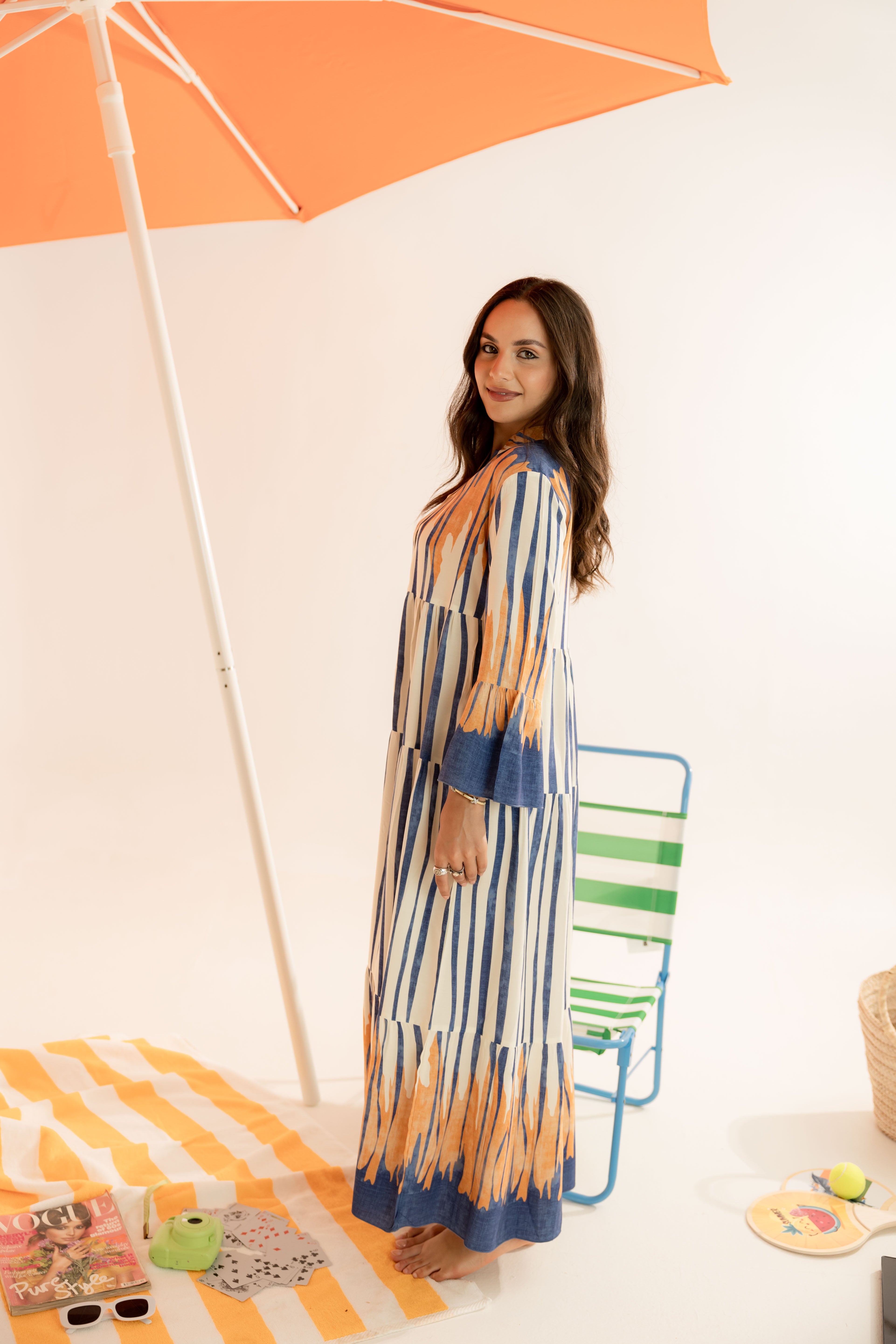Lightning Stripe - Pattern Dress