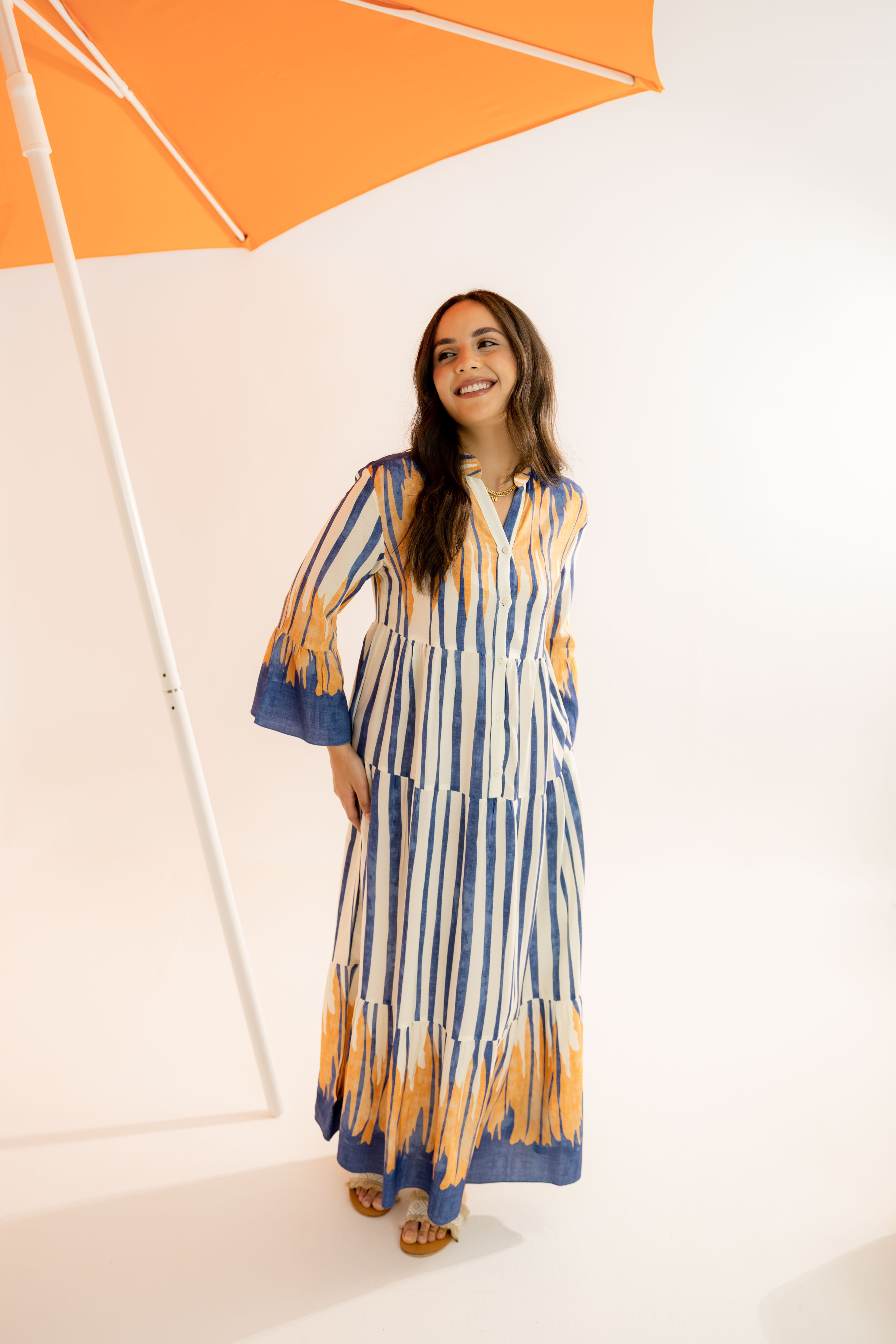 Lightning Stripe - Pattern Dress