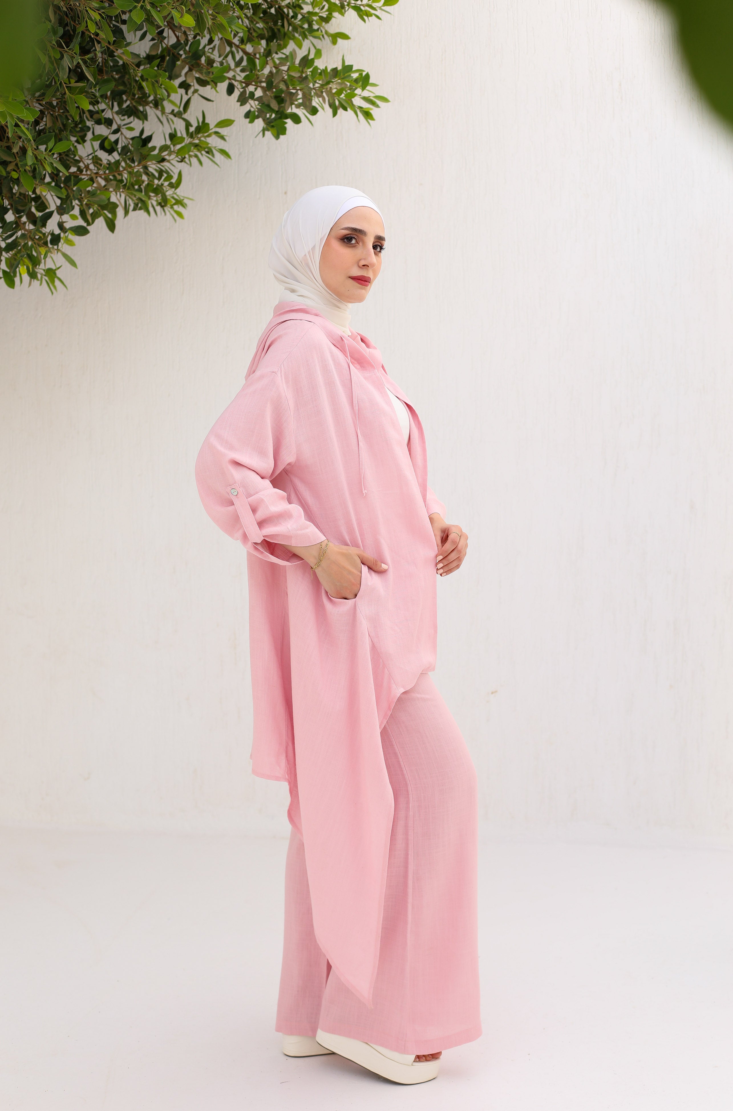كيمونو ساتان سادة