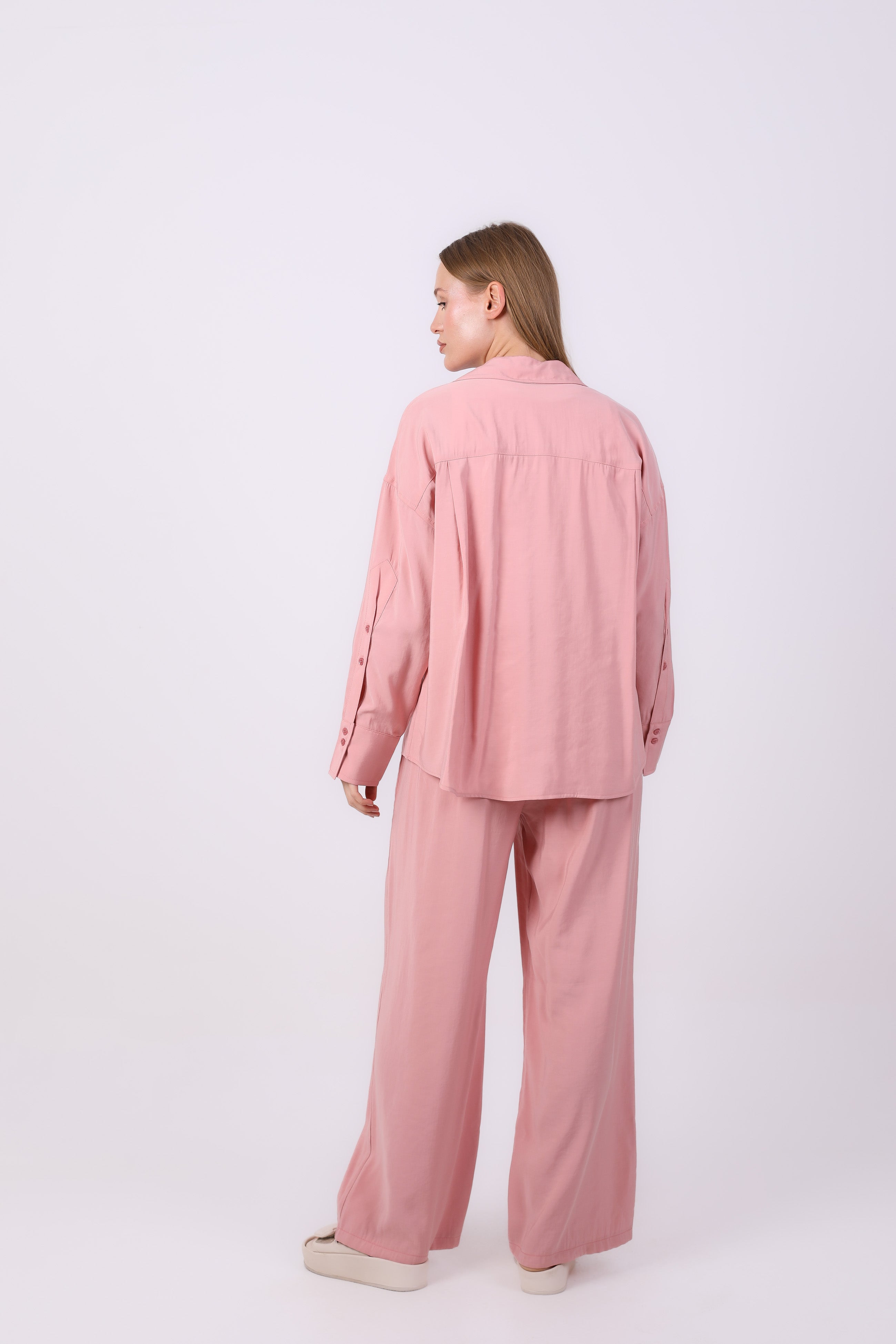 shirt - Plain wide
