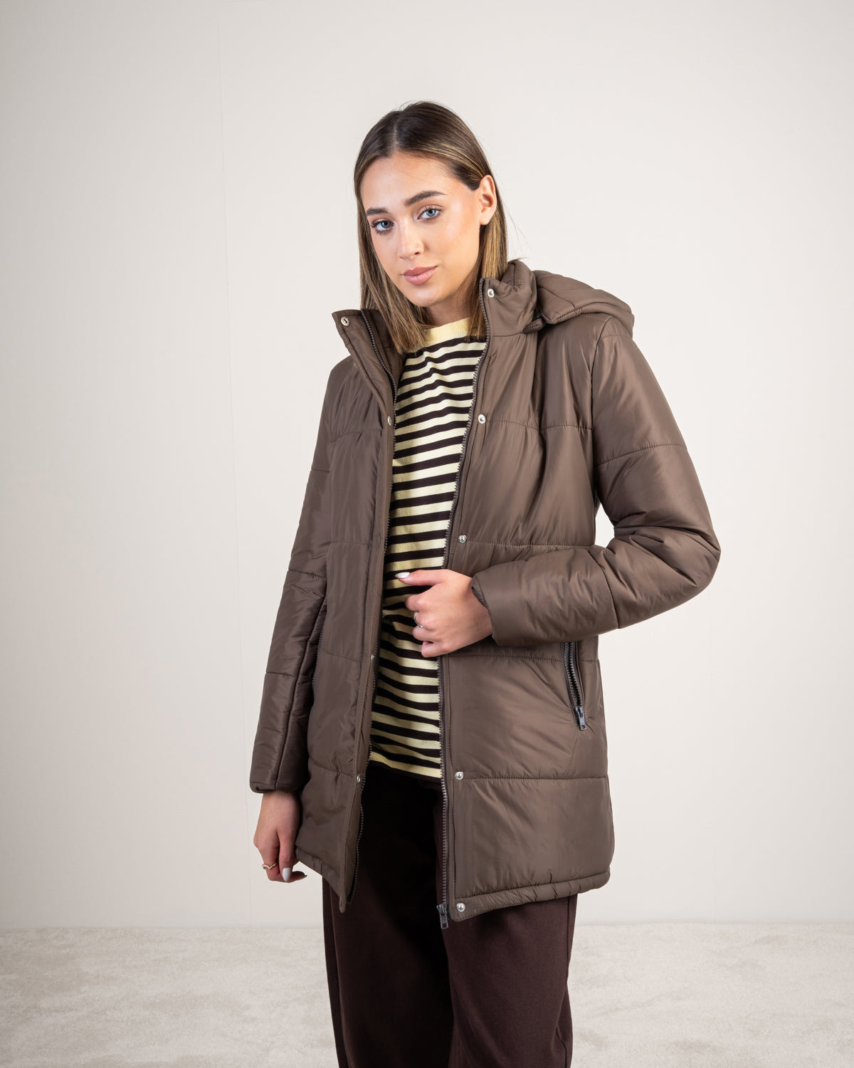 Long Waterproof Jacket With Hood