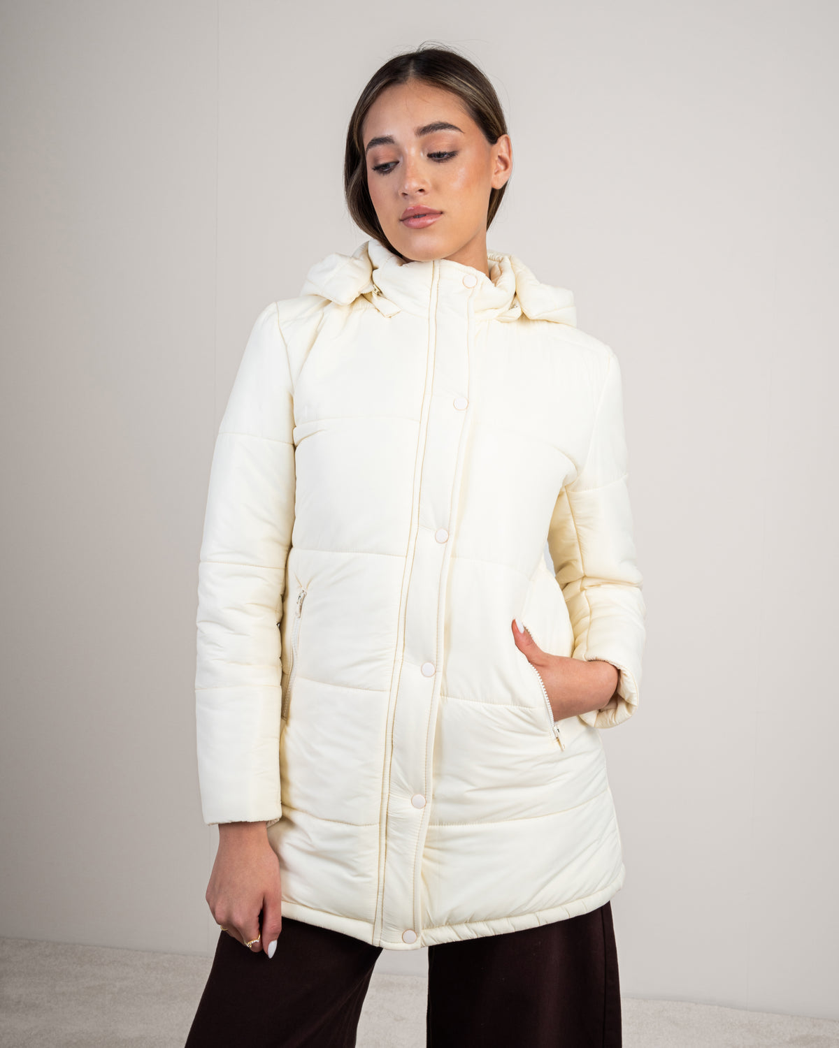Long Waterproof Jacket With Hood