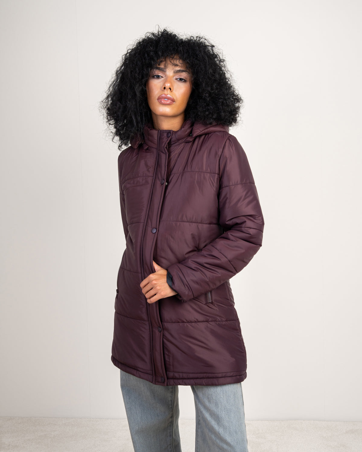 Long Waterproof Jacket With Hood
