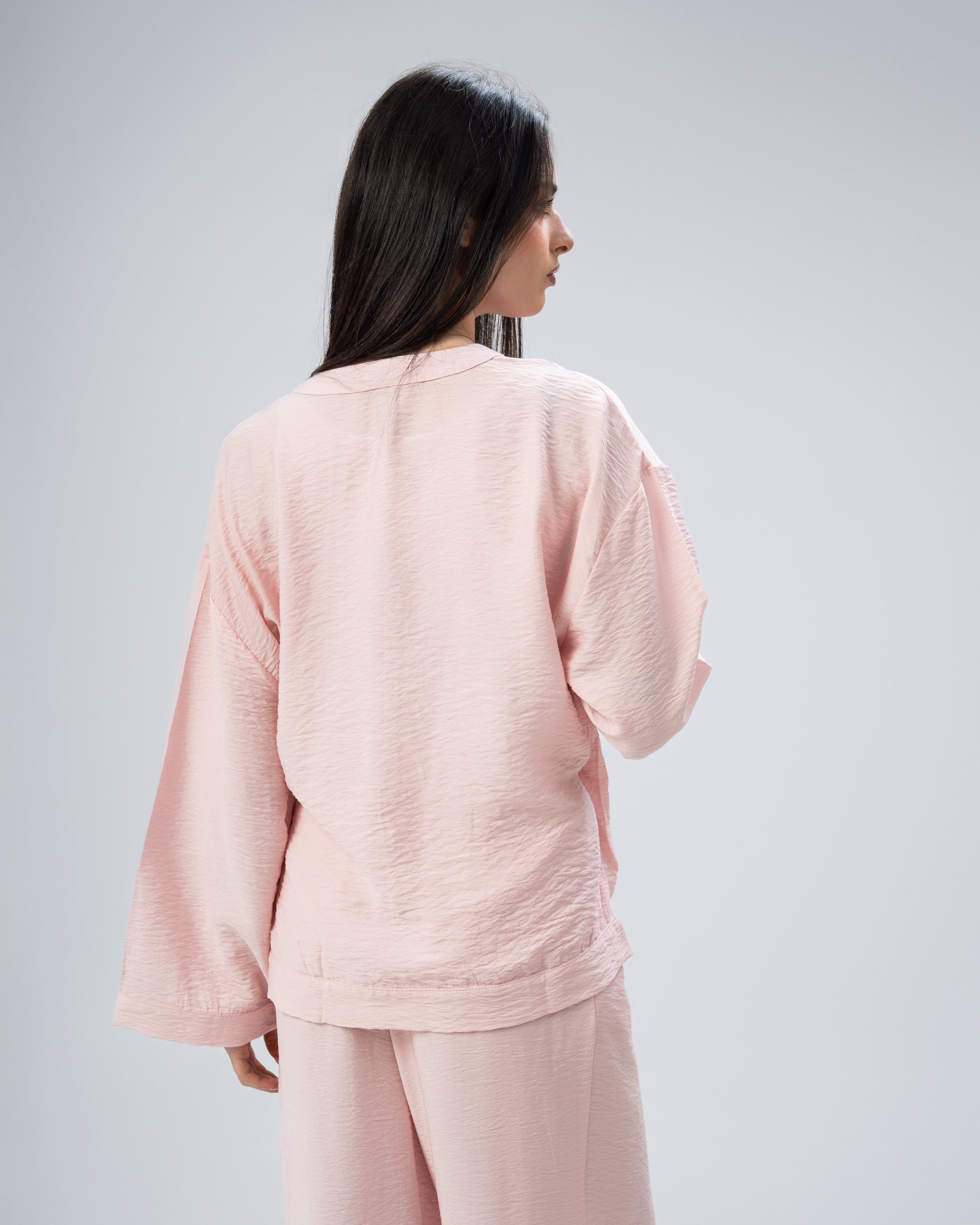Short kimono with tie