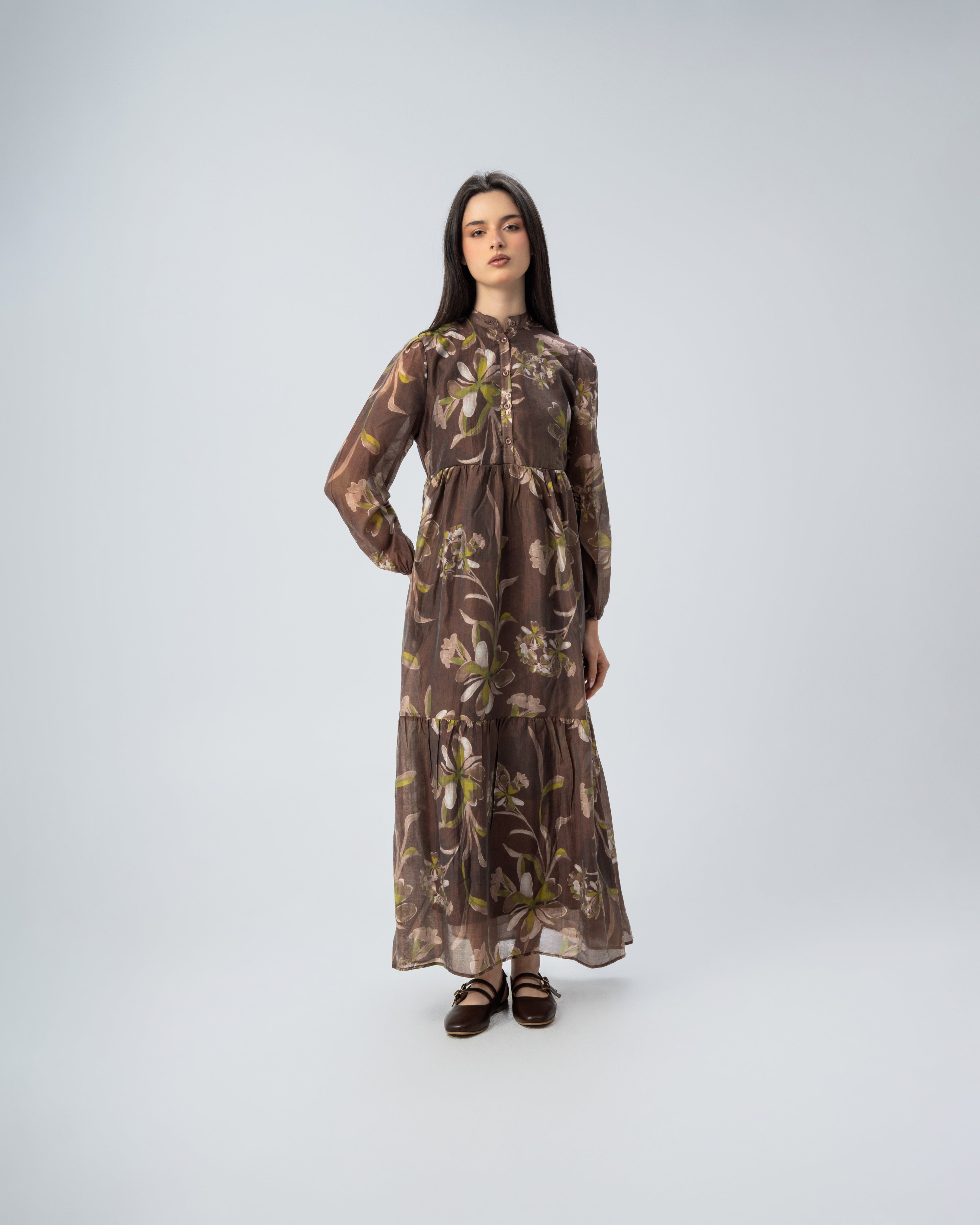 Short Button Dress With Belt