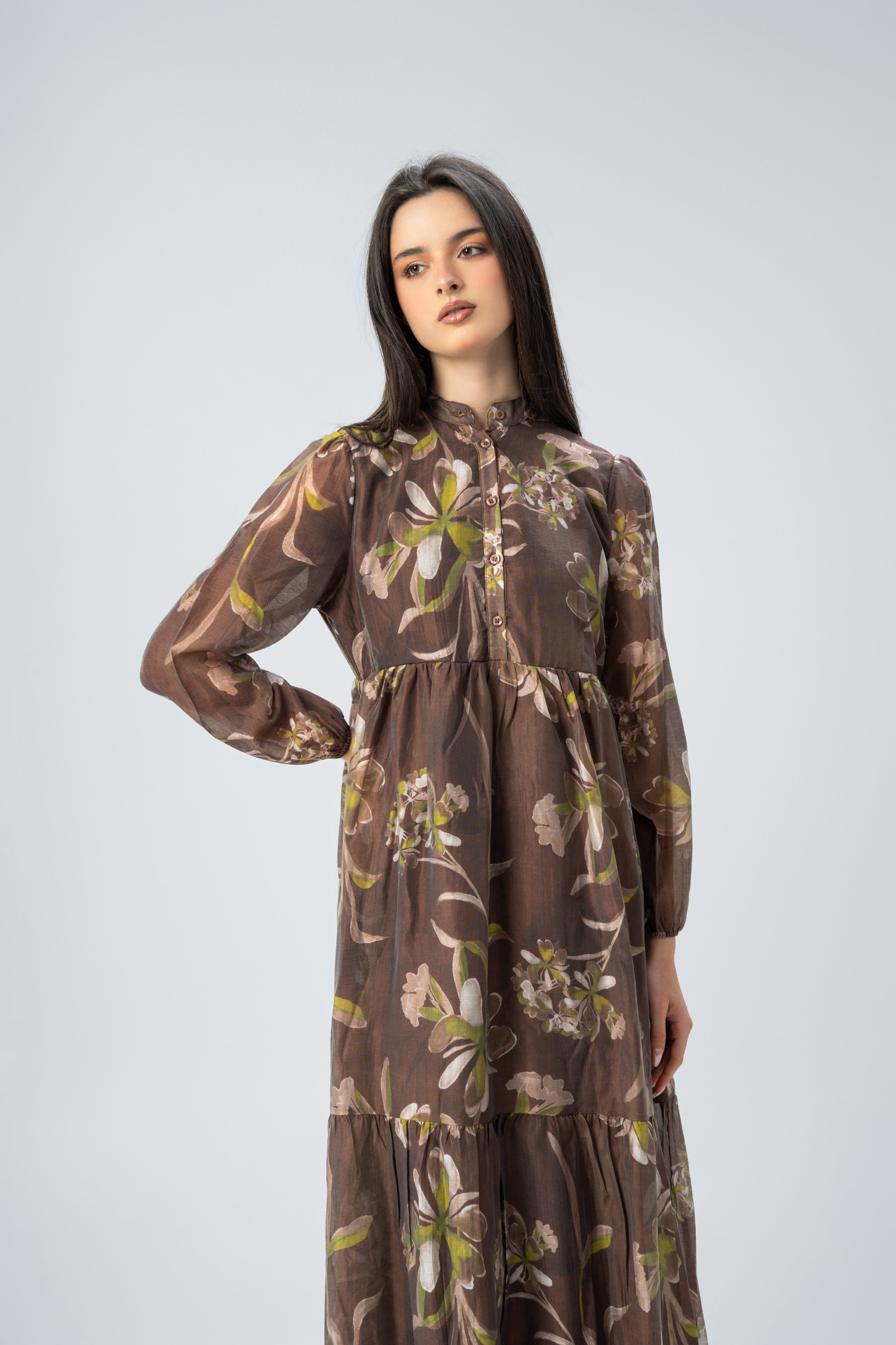 Short Button Dress With Belt