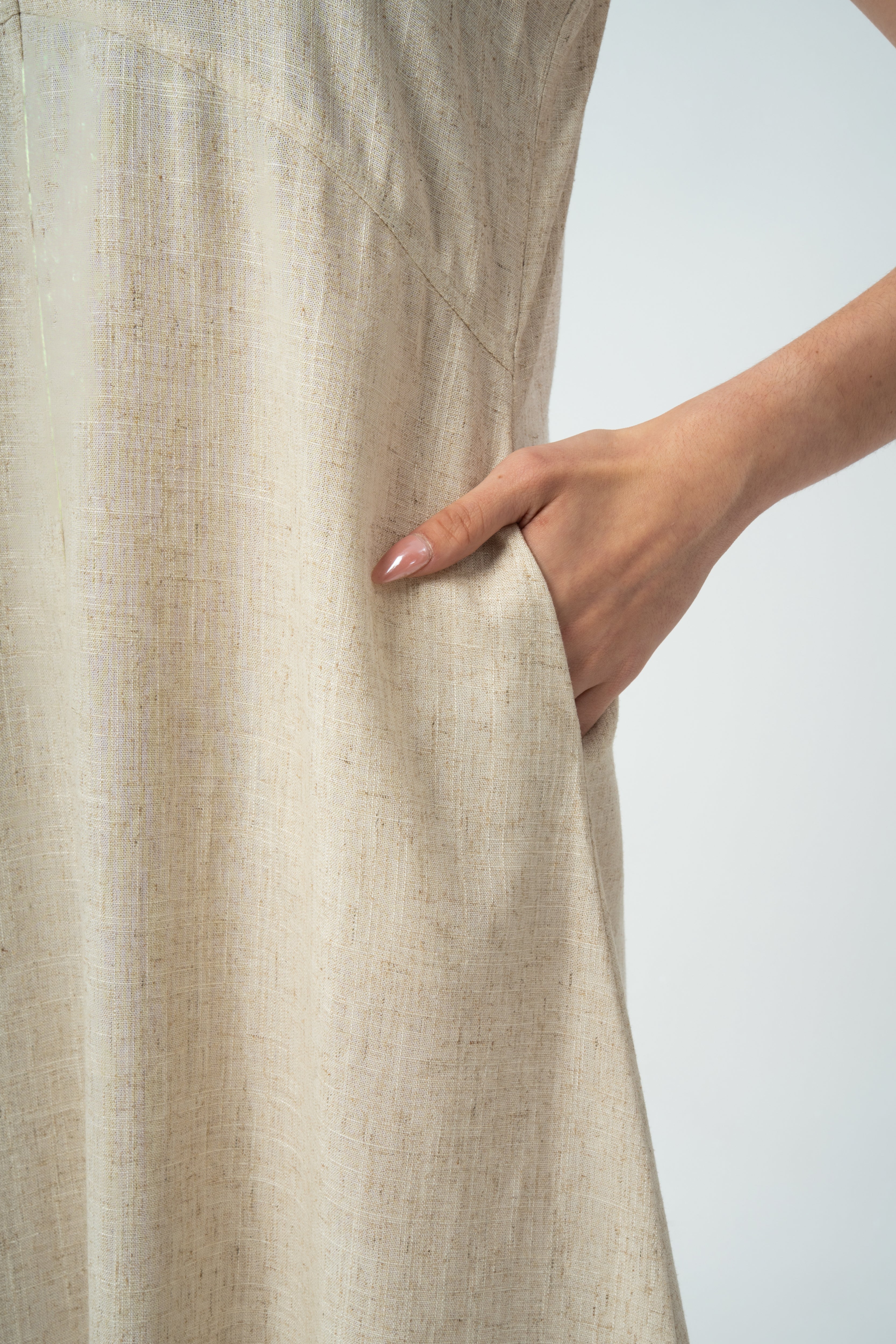 Linen Strap Dress
