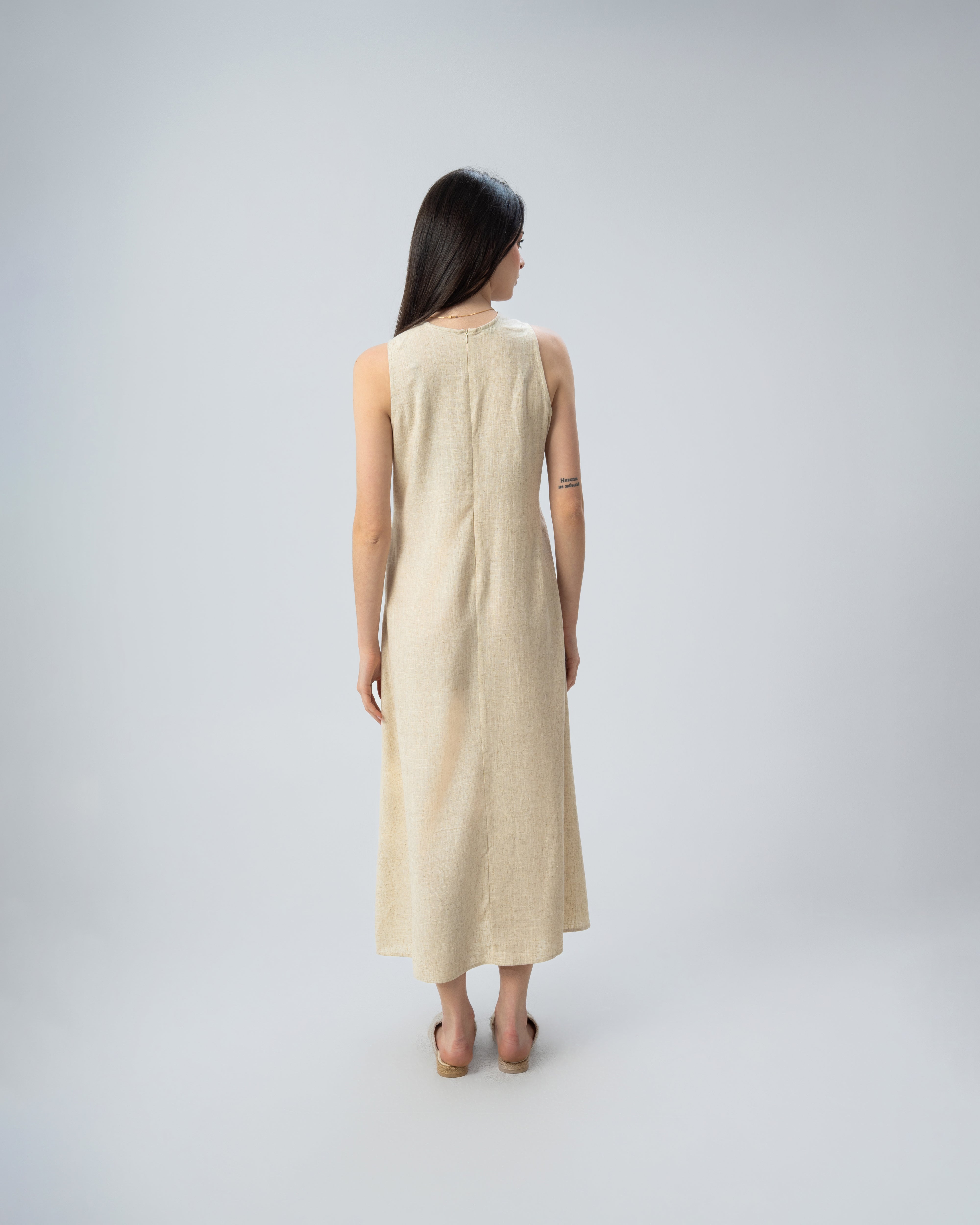 Linen Strap Dress