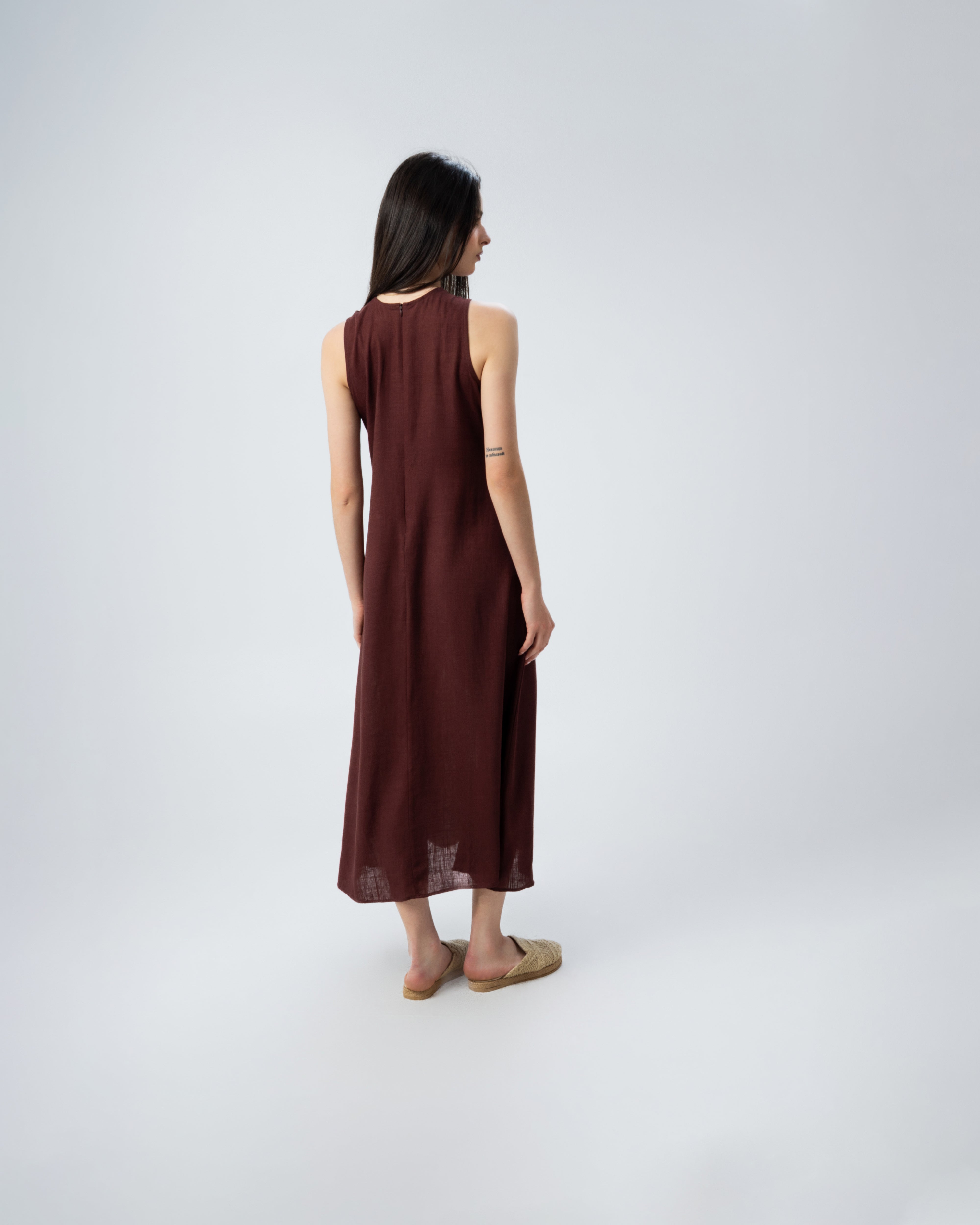 Linen Strap Dress