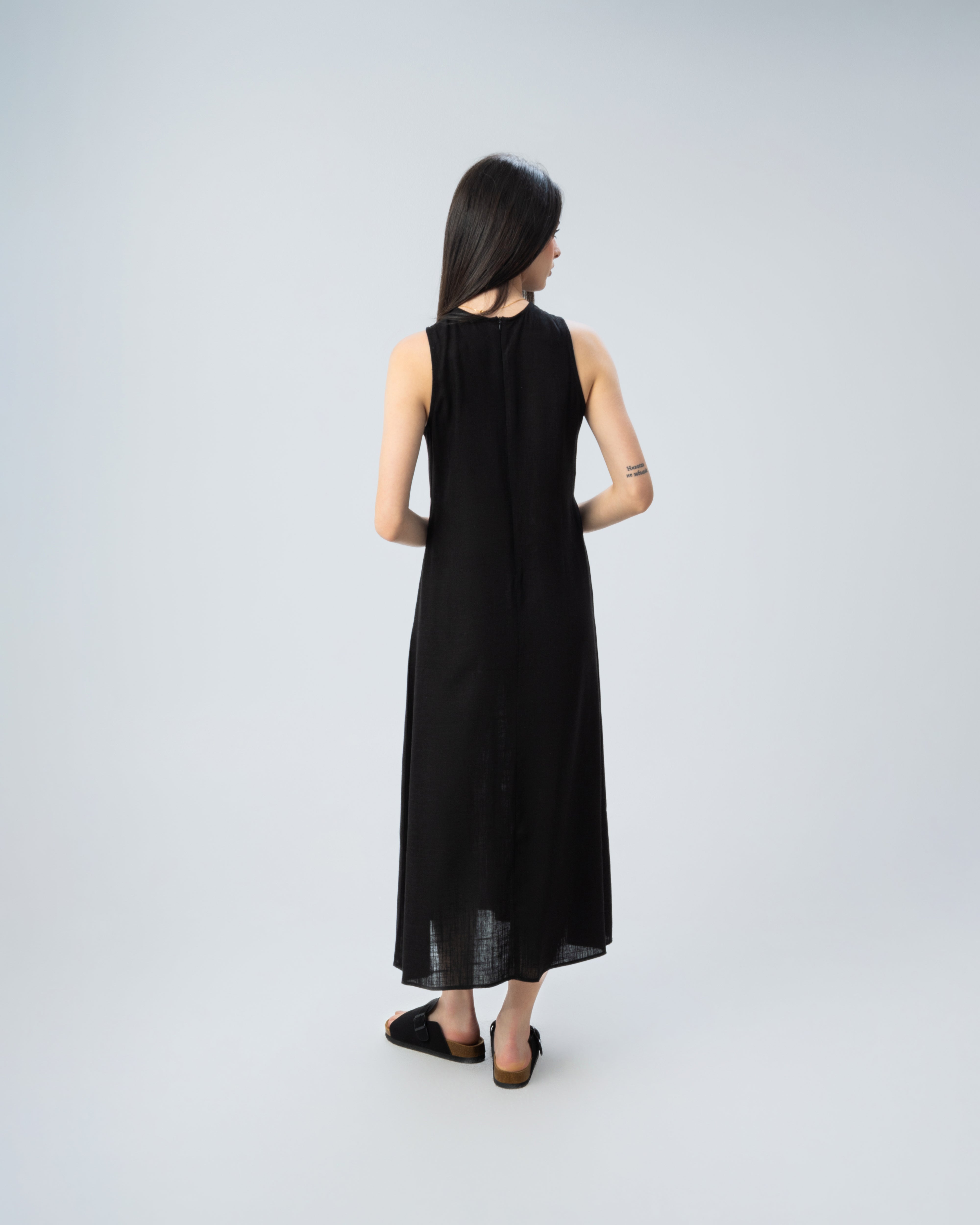 Linen Strap Dress