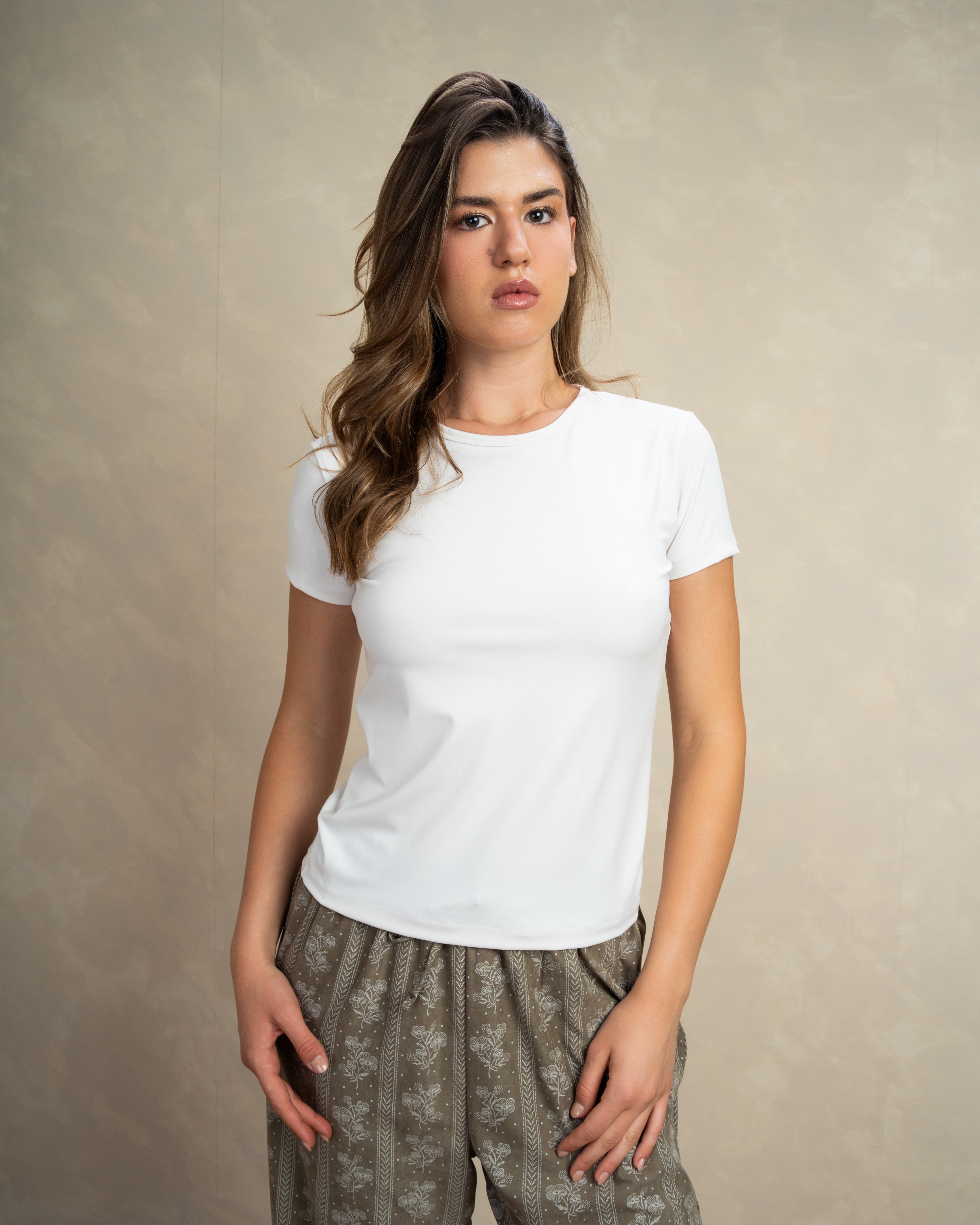 Basic Soft Fabric Short Sleeve Body