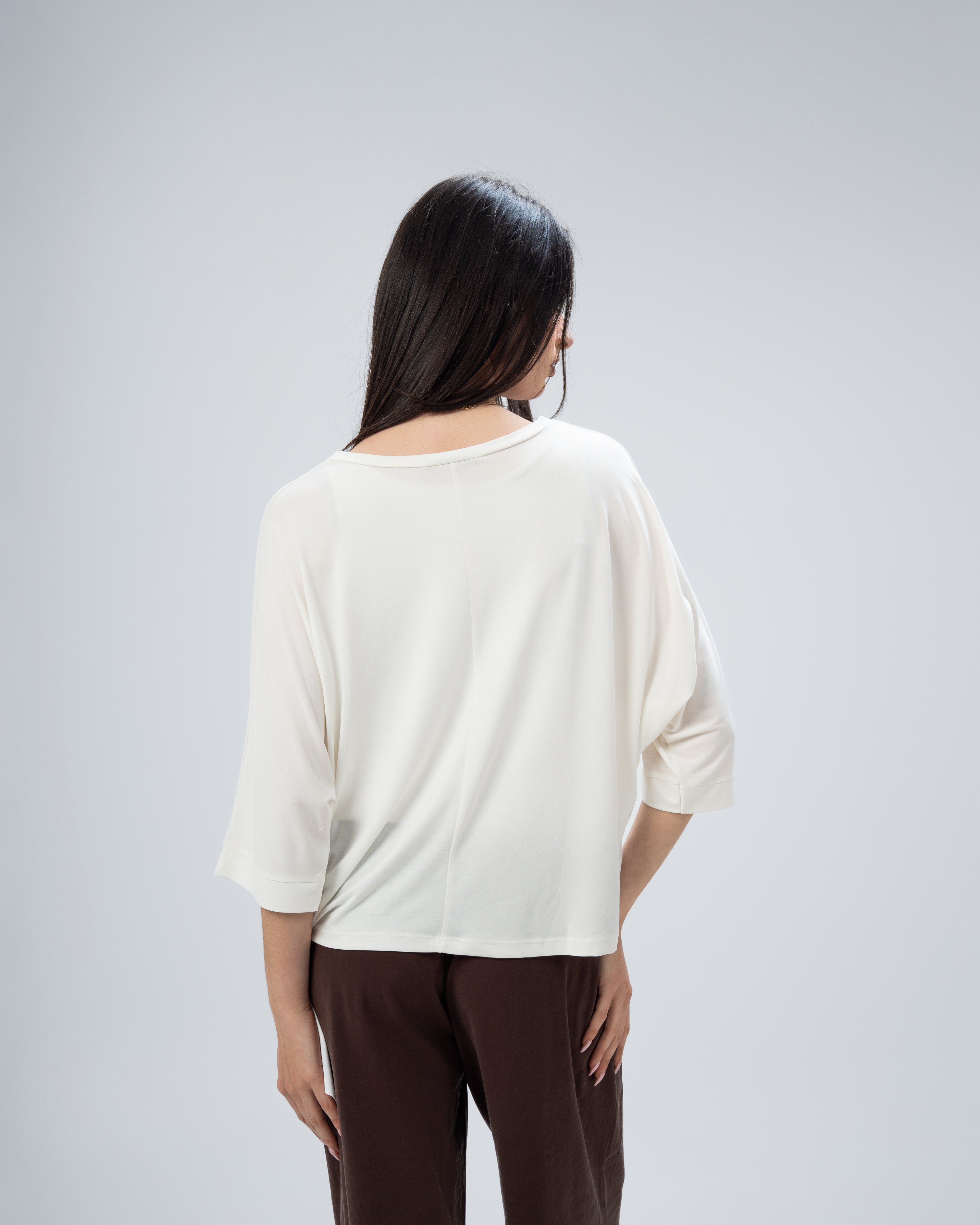 Blouse with side tie
