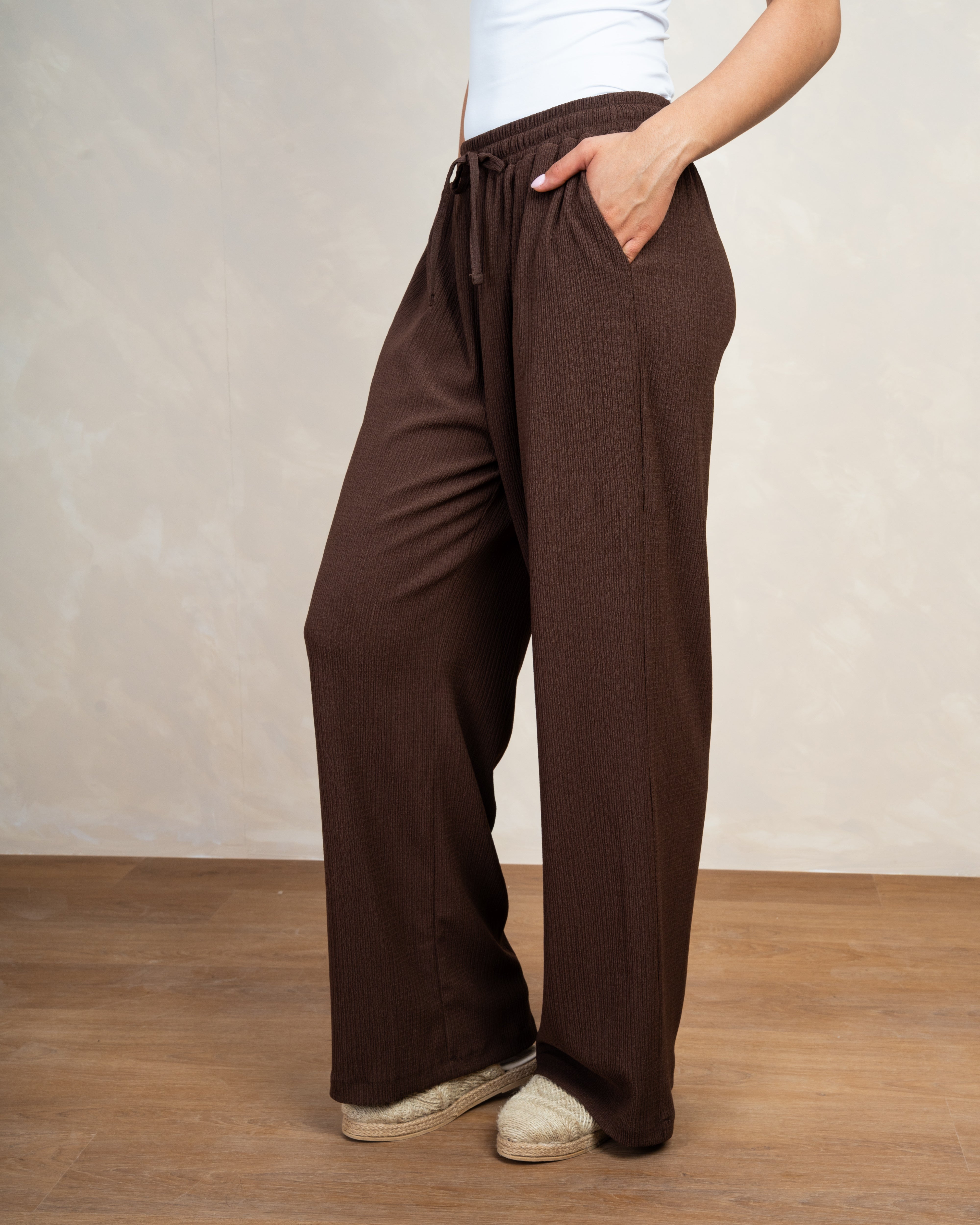 Plain Drawstring Trouser
