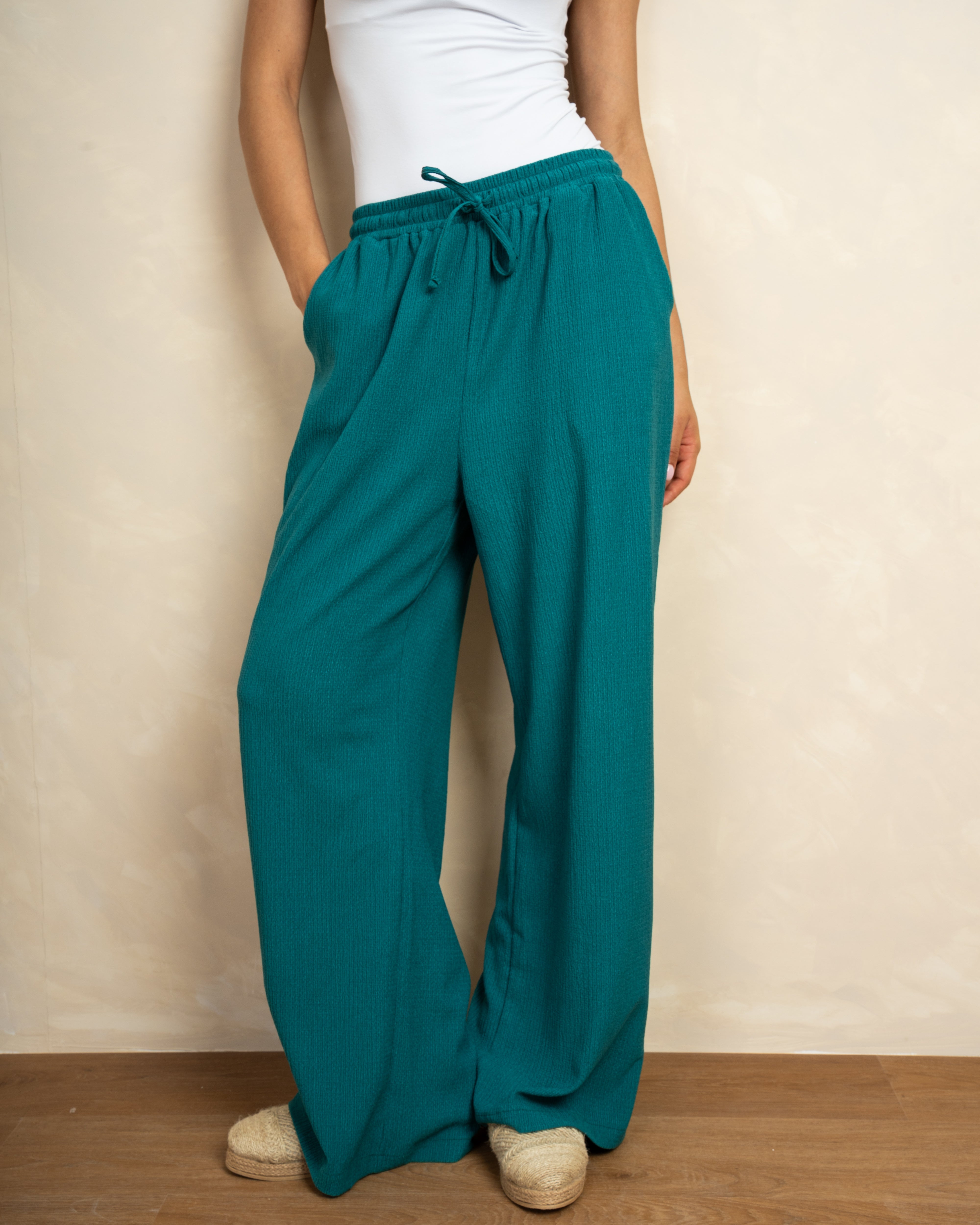 Plain Drawstring Trouser