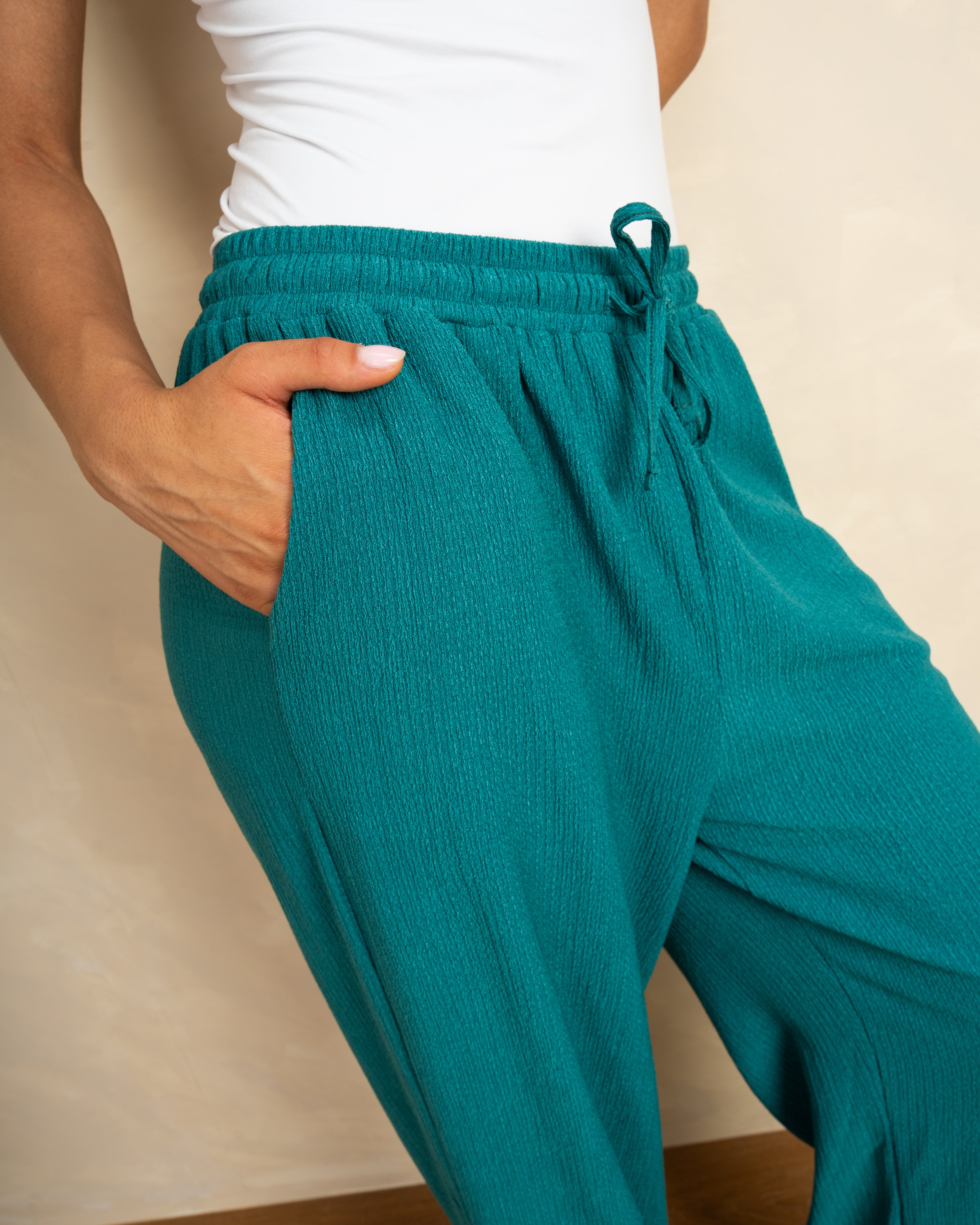 Plain Drawstring Trouser