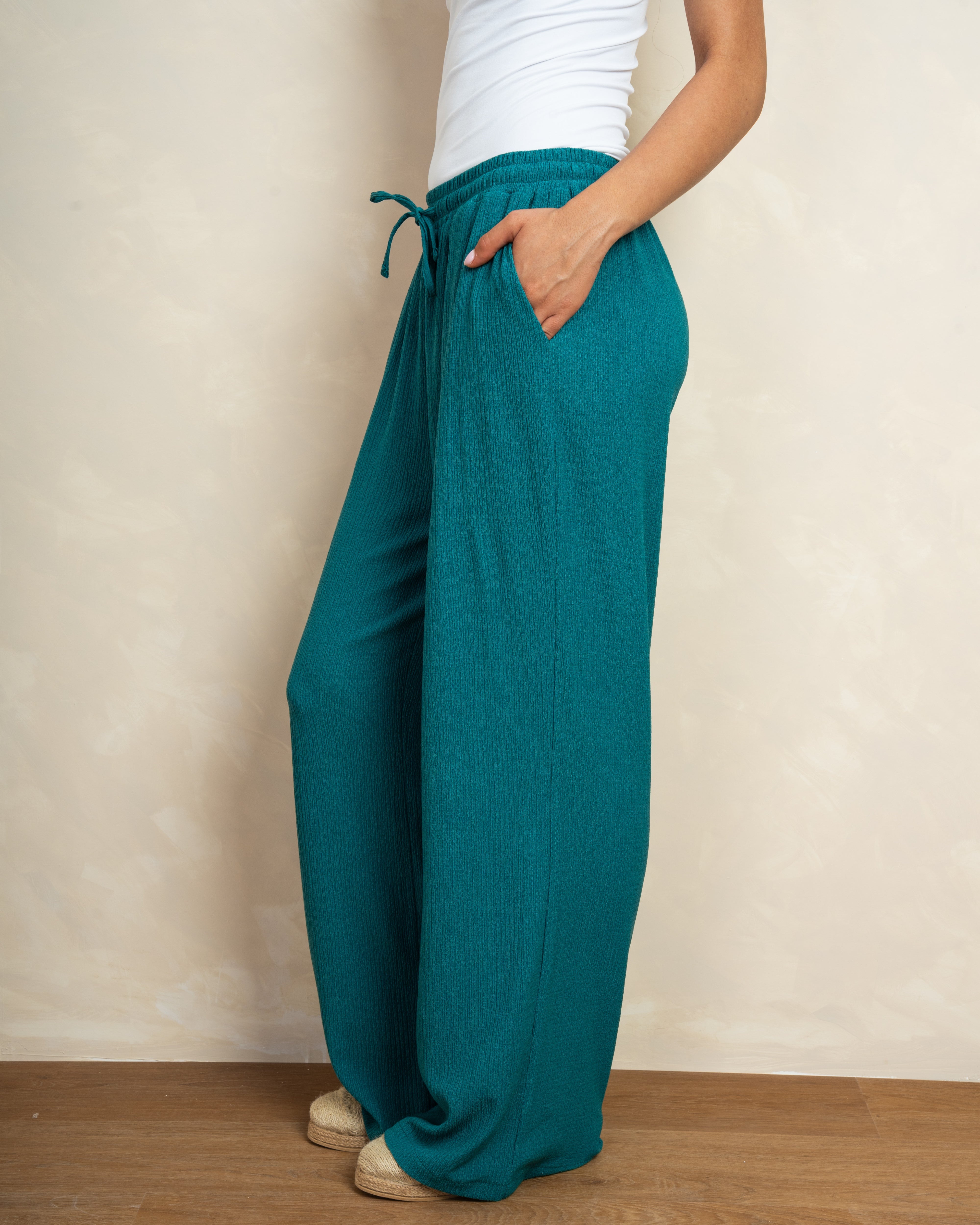 Plain Drawstring Trouser