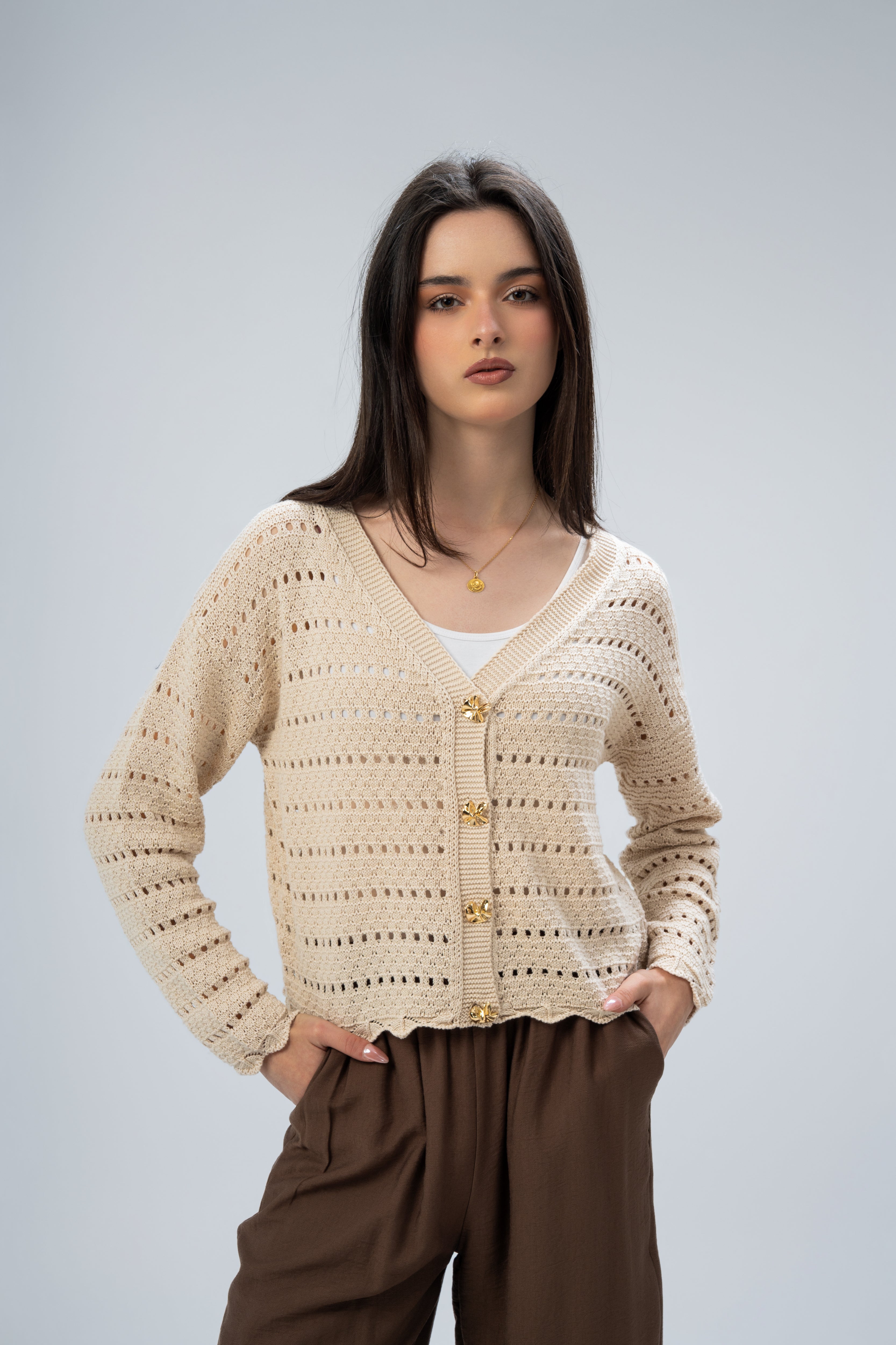 Knitwear Cardigan With Buttons