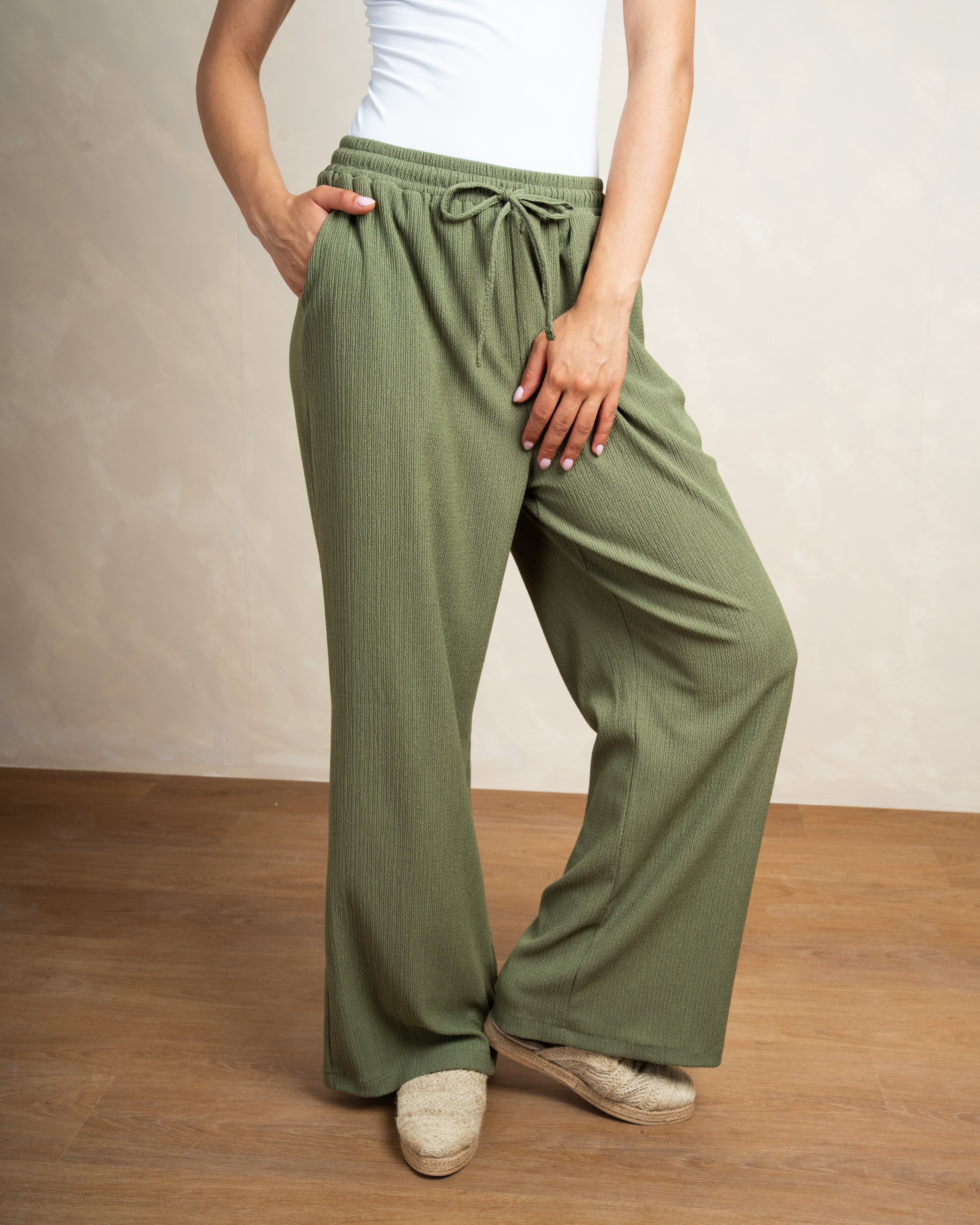 Plain Drawstring Trouser