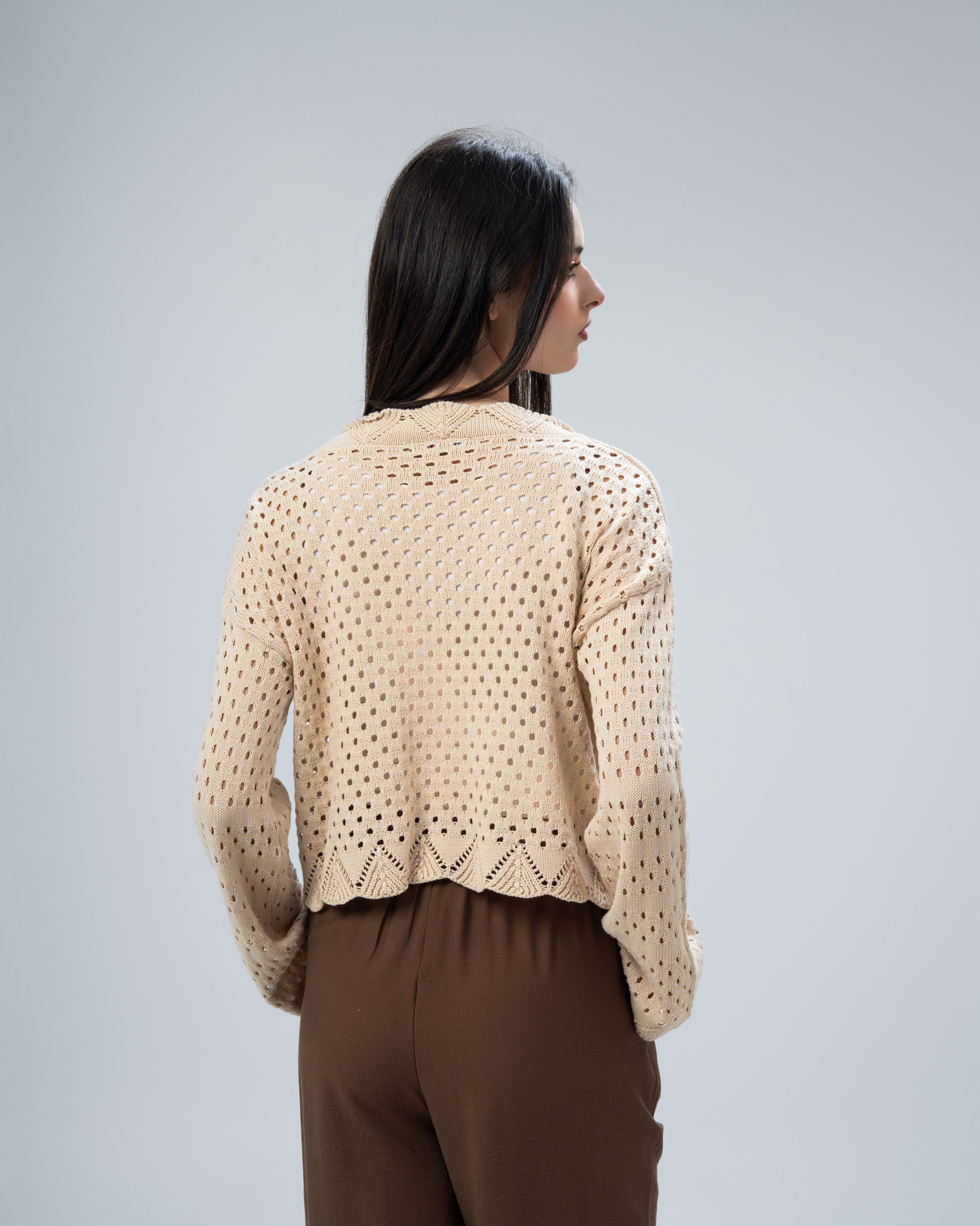knitted with a drawstring