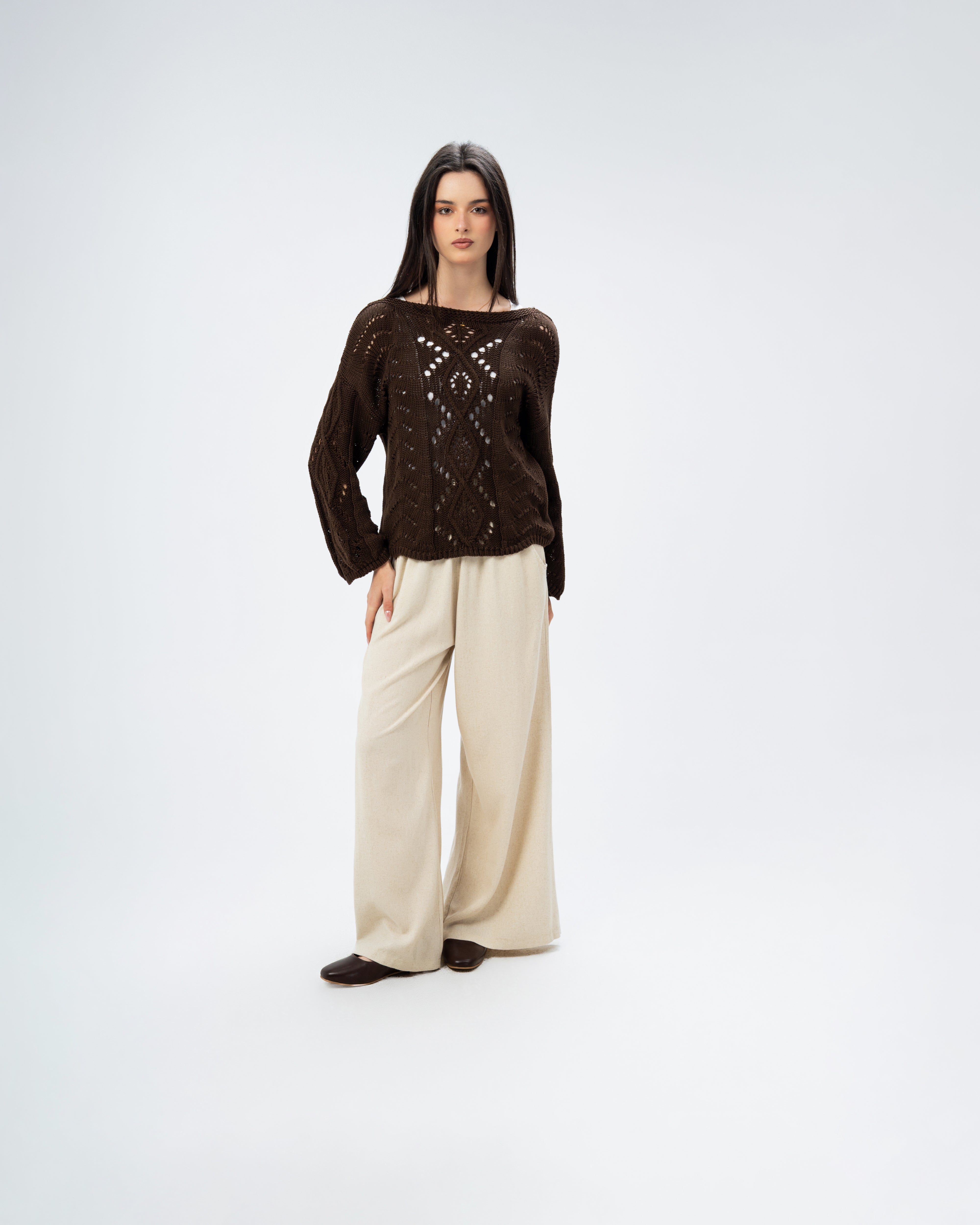 knitted with sleeves
