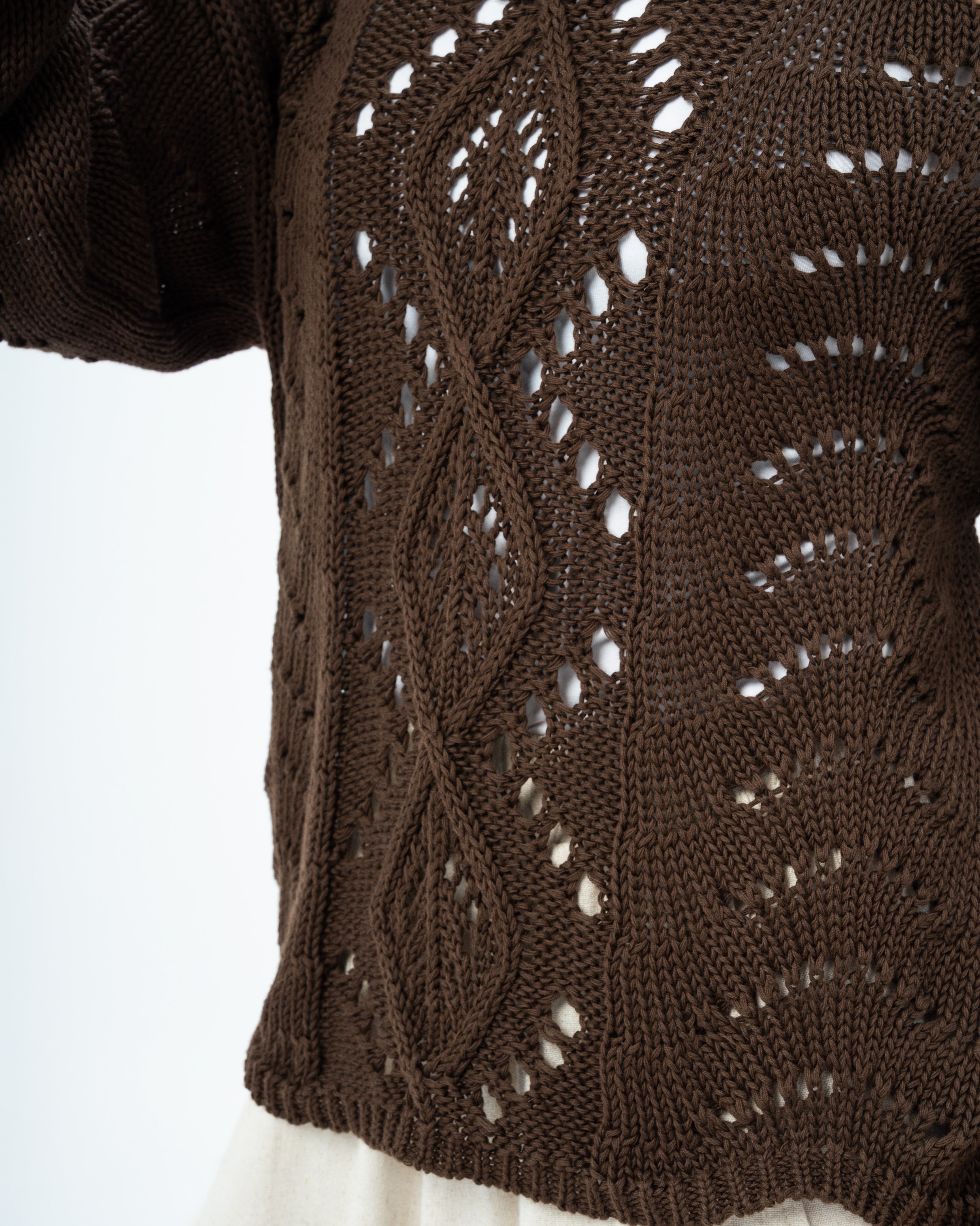 knitted with sleeves
