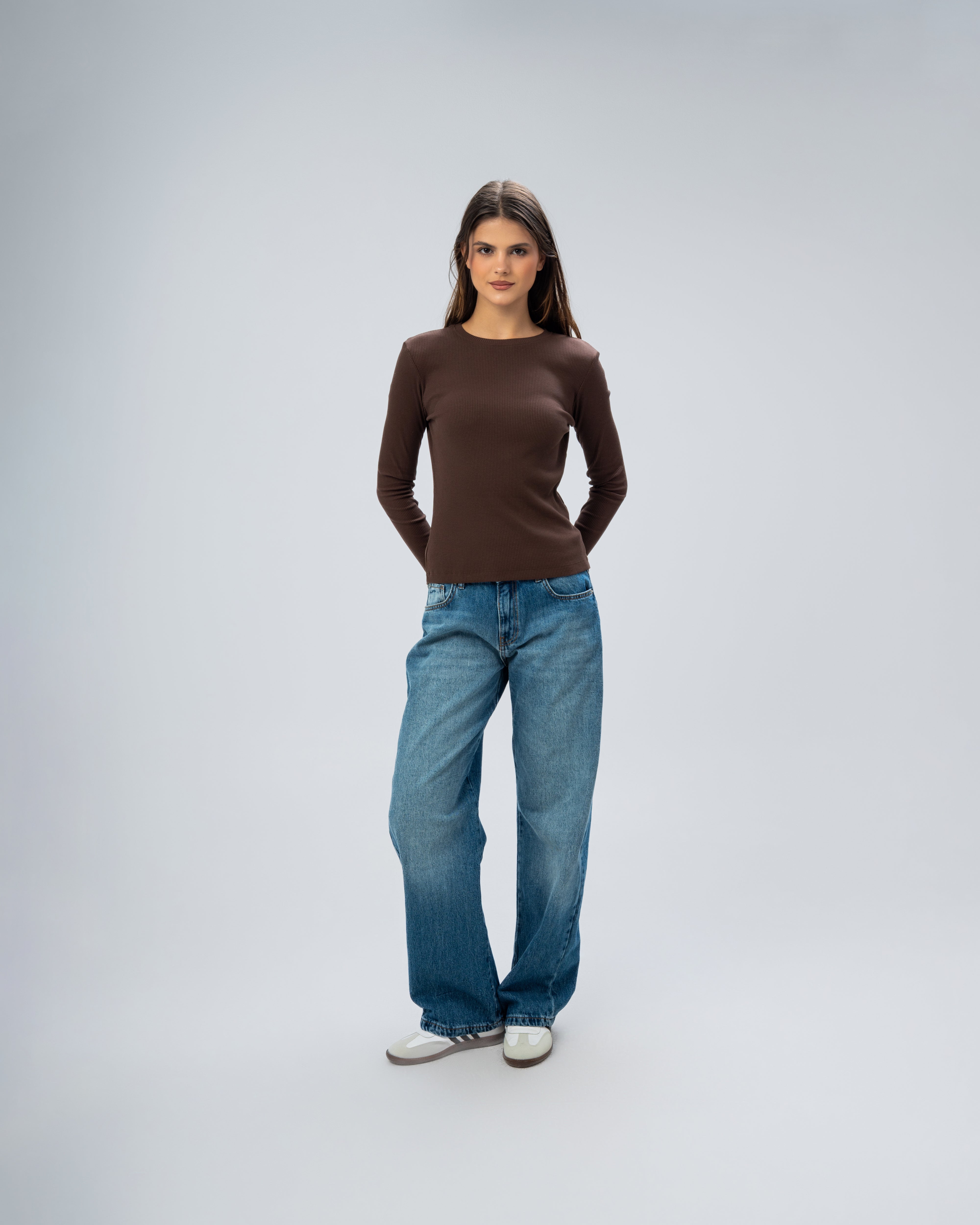 Plain denim jeans