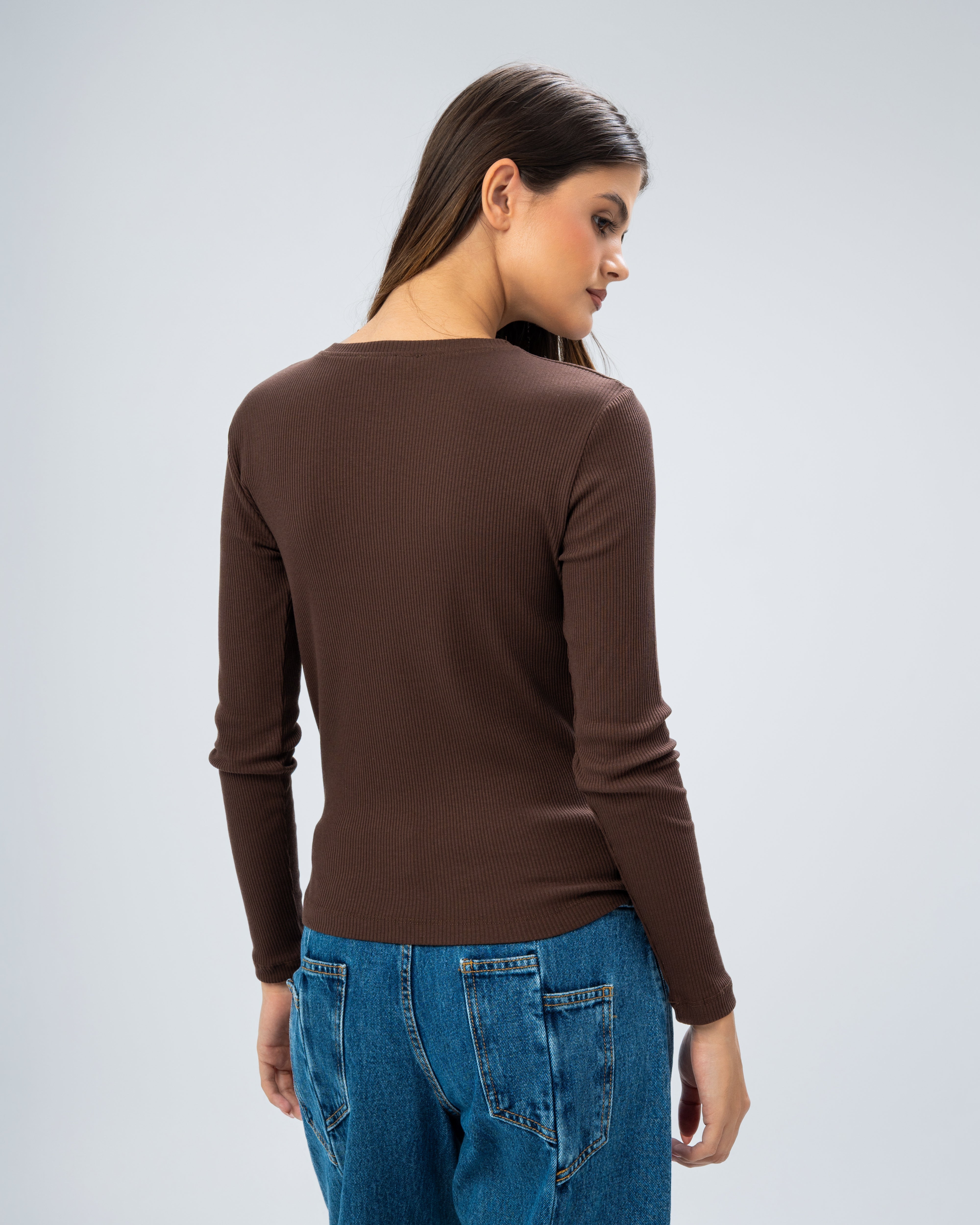 Plain denim jeans