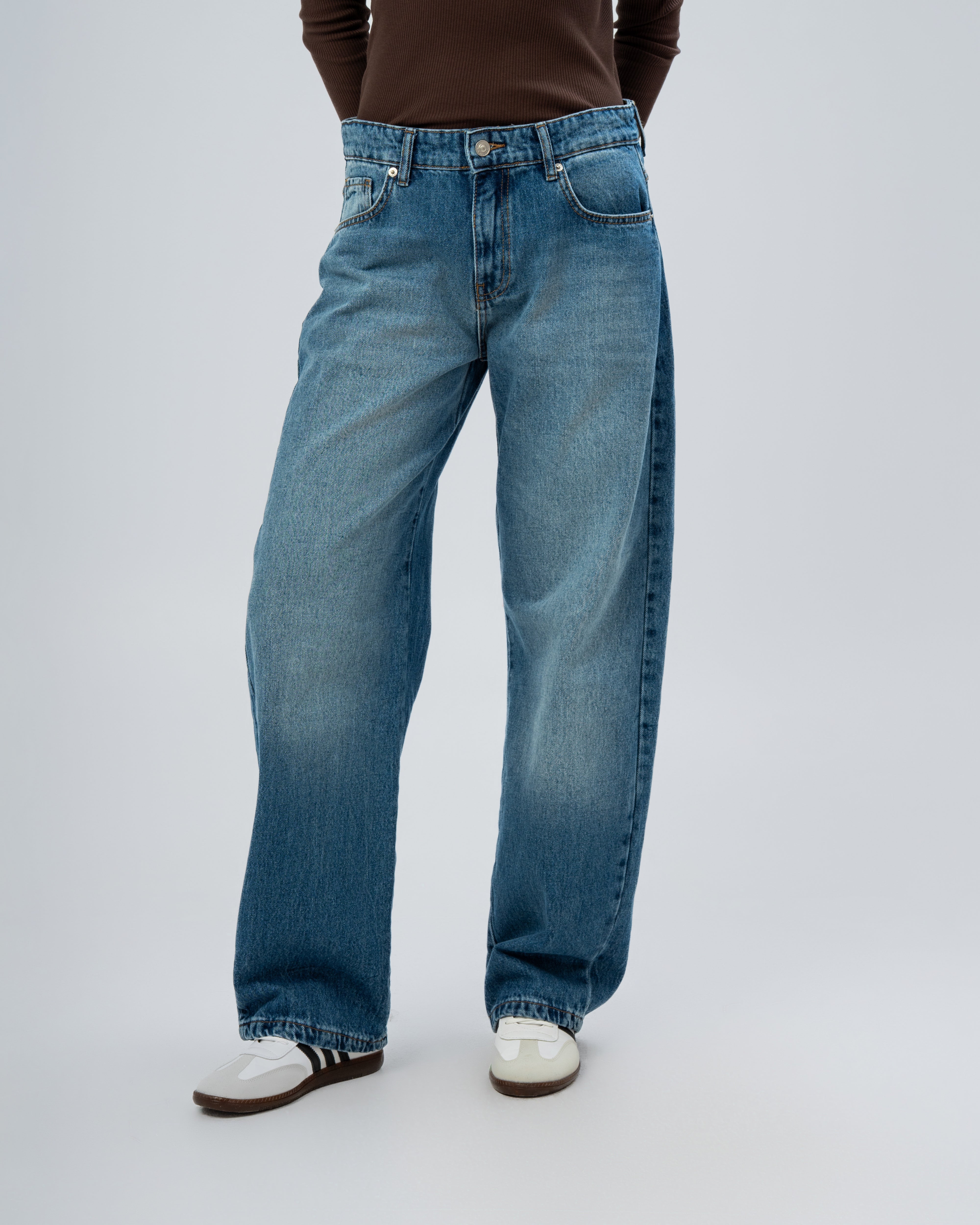 Plain denim jeans