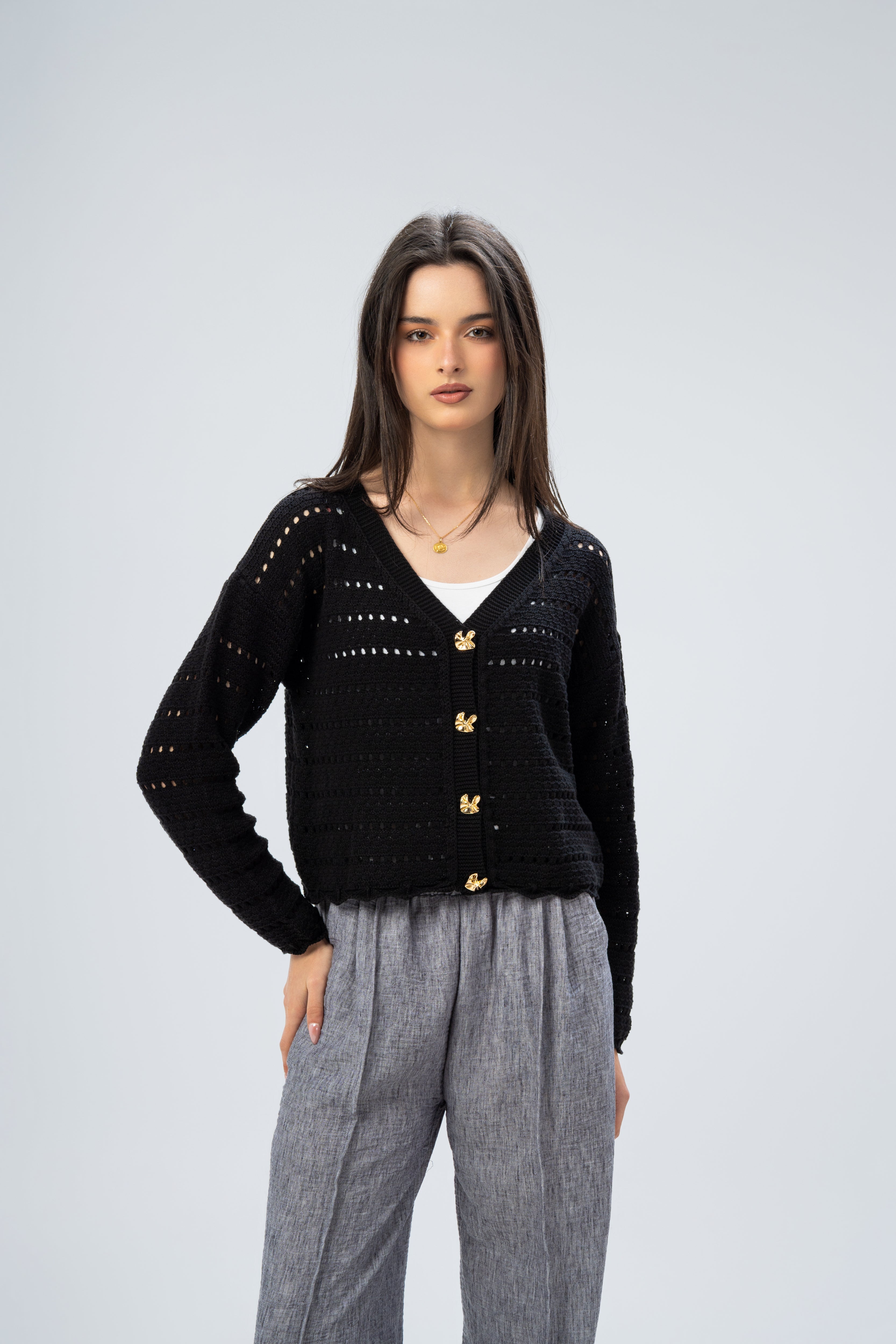 Knitwear Cardigan With Buttons