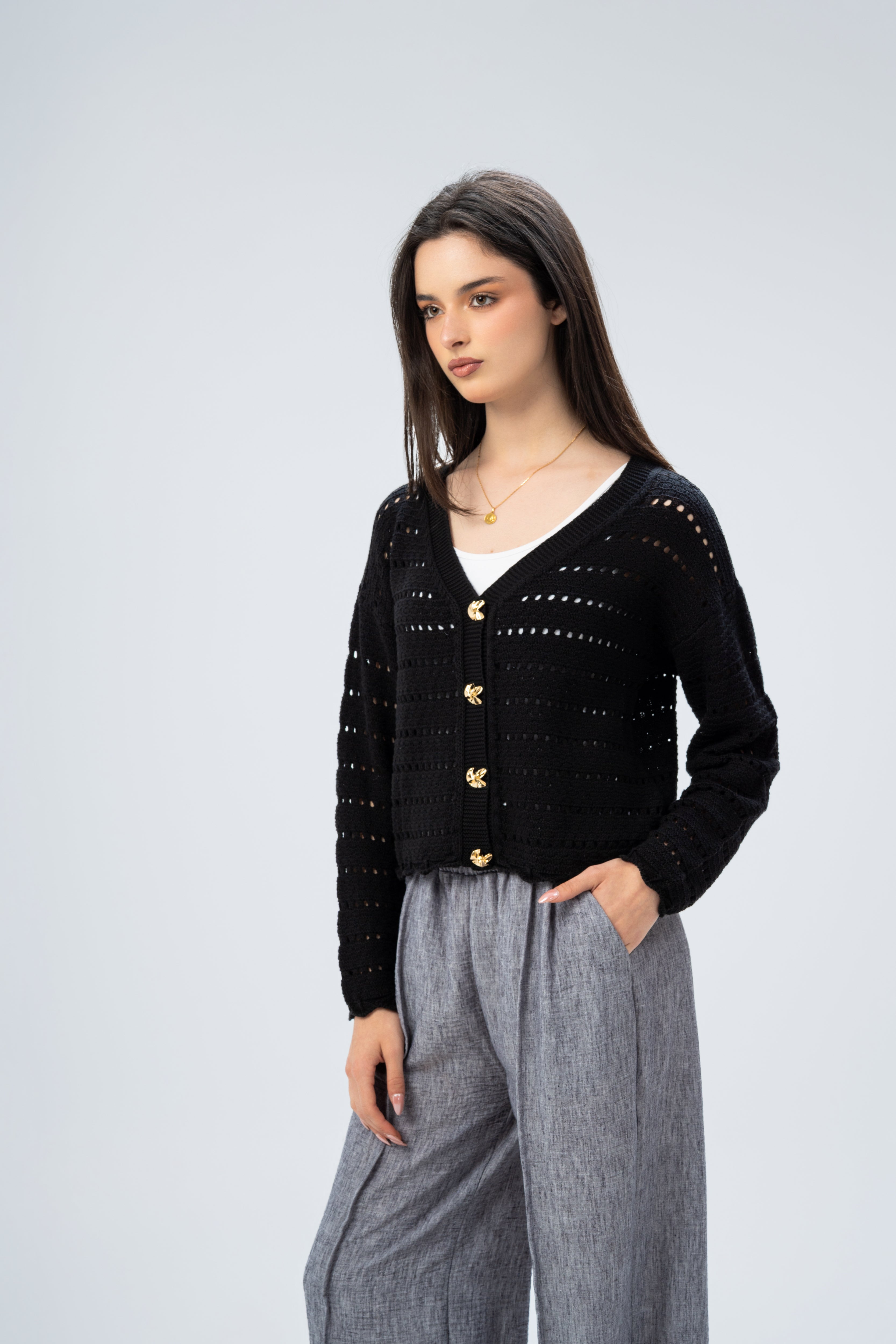 Knitwear Cardigan With Buttons