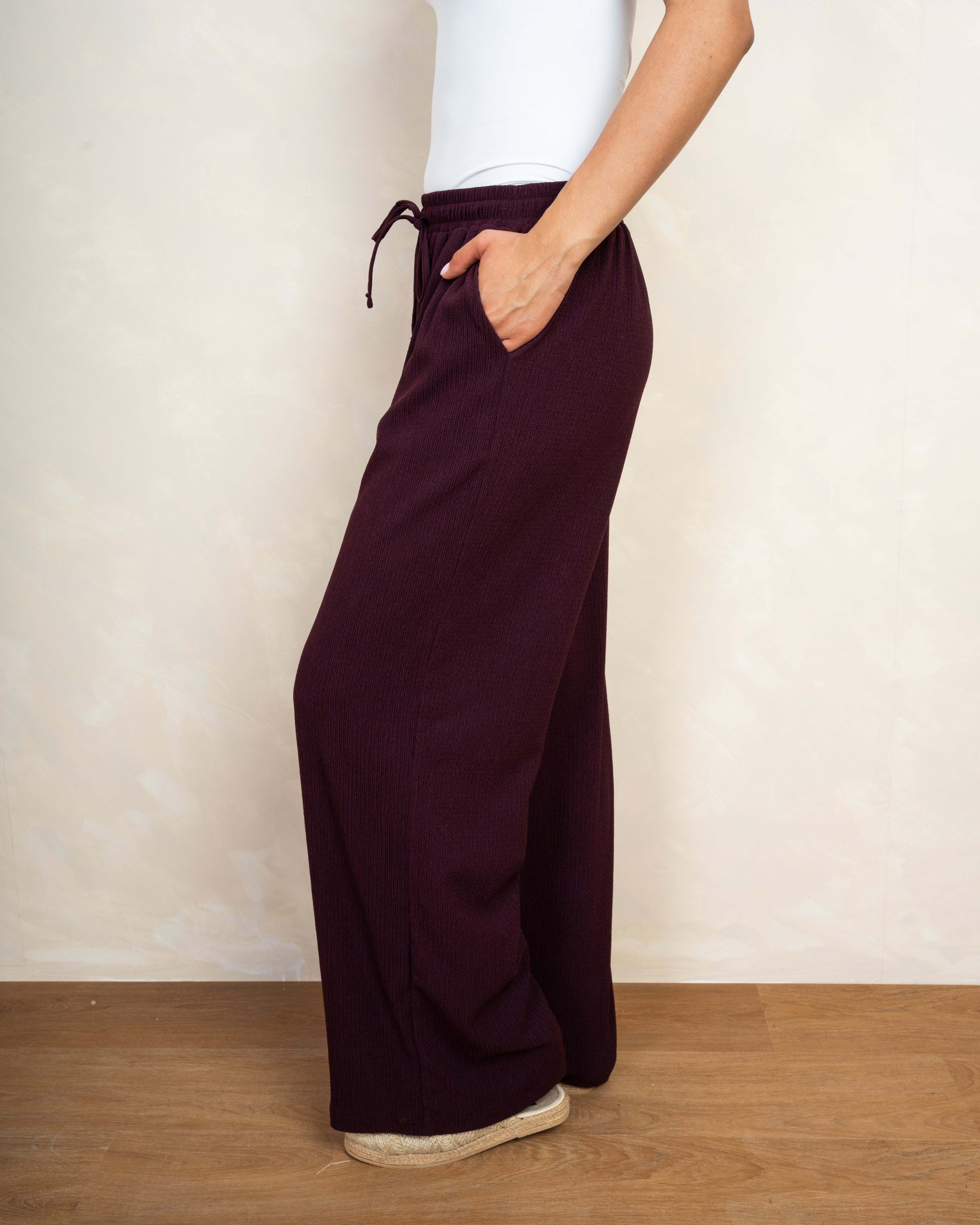 Plain Drawstring Trouser