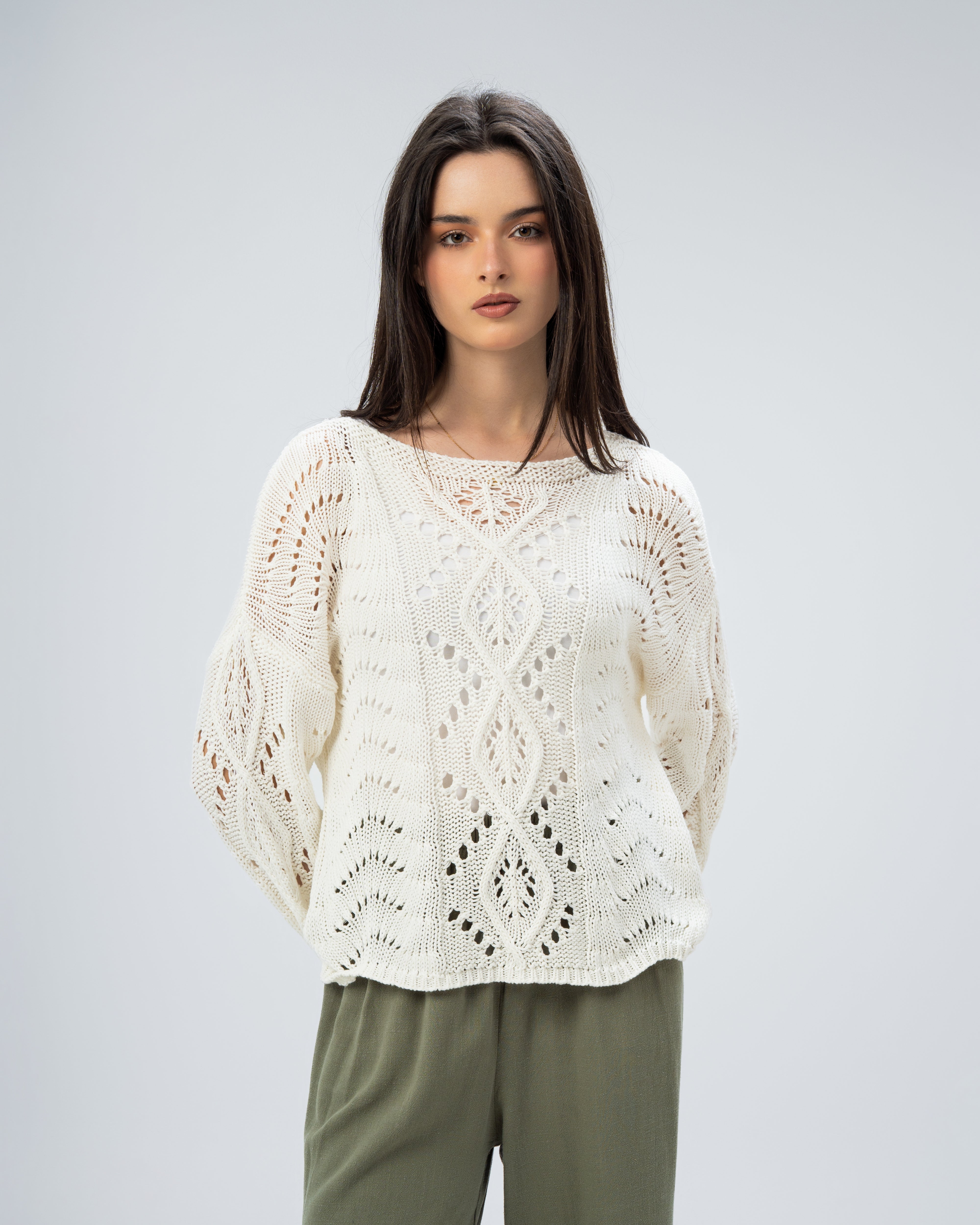 knitted with sleeves